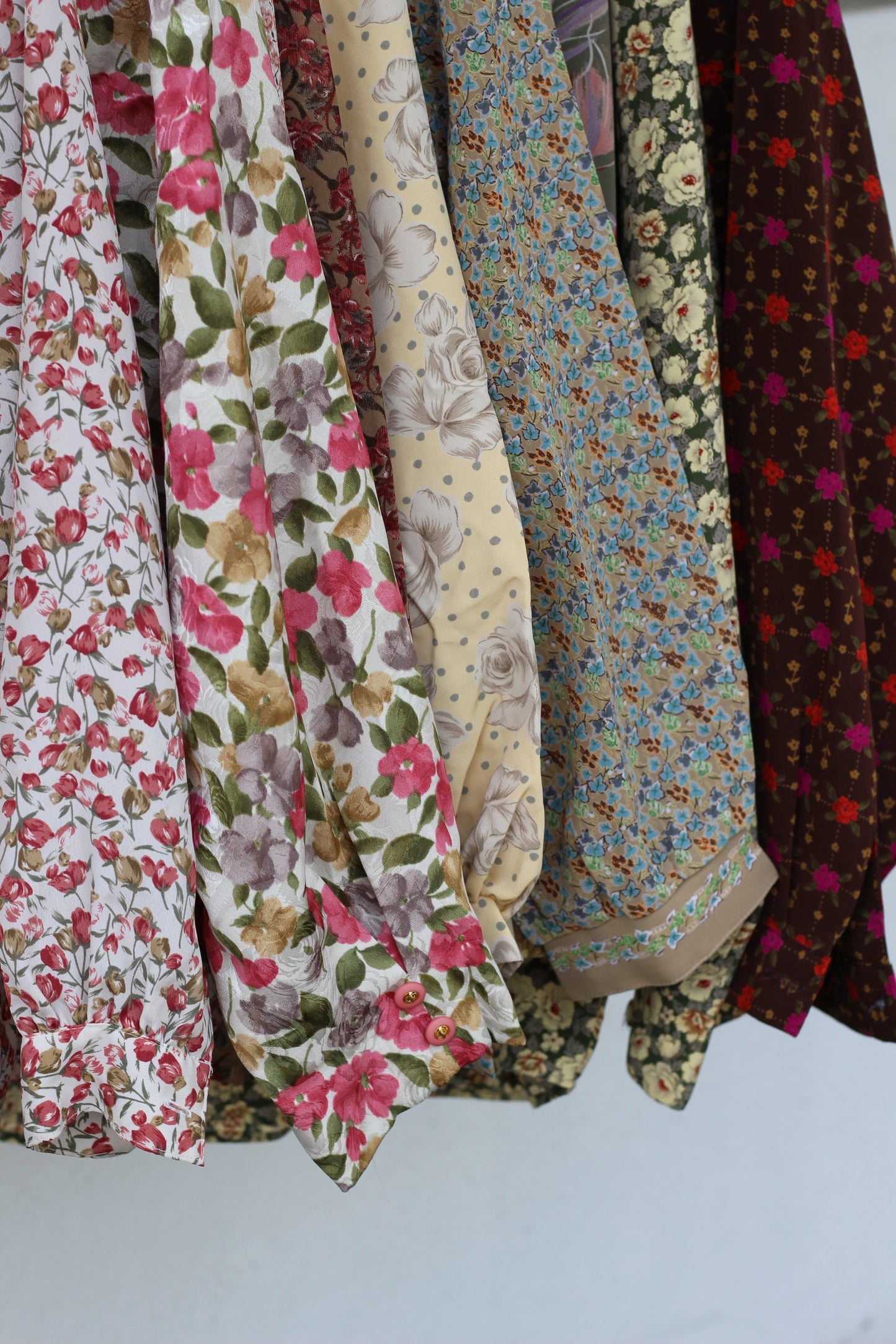 Vintage Flower Long Sleeve Blouse x10点