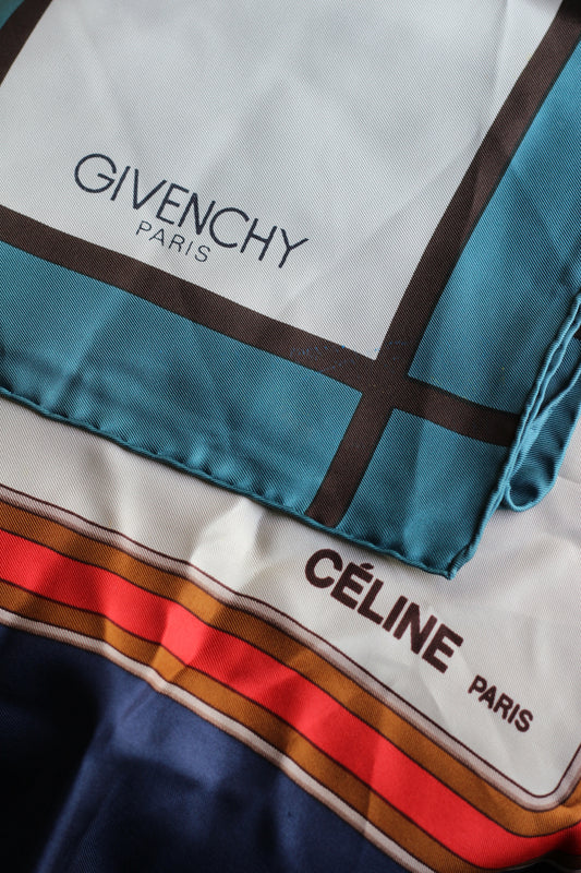 Celine & Givenchy Scarves x2点