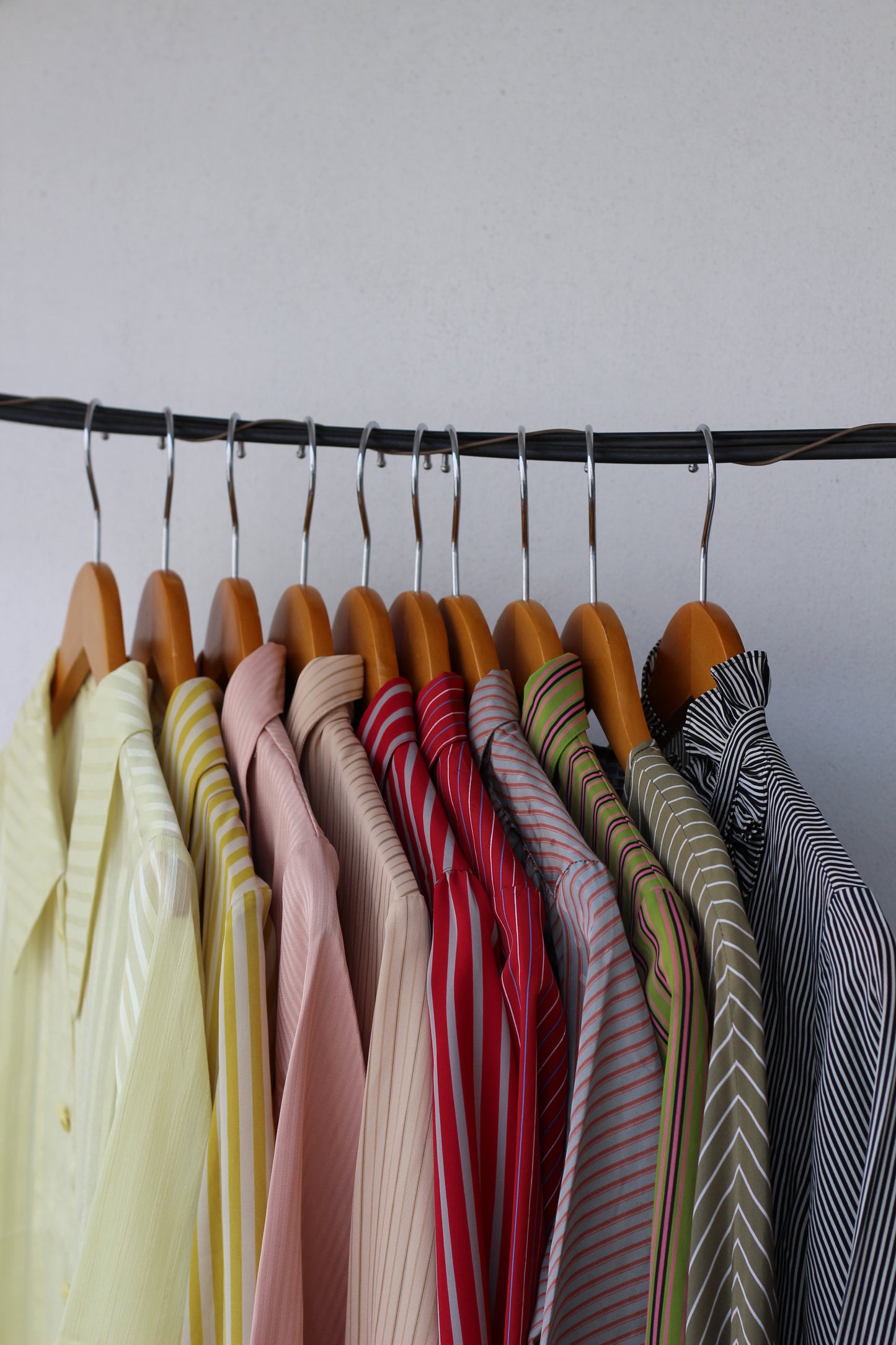 Vintage Stripe Long Sleeve Blouse x10点