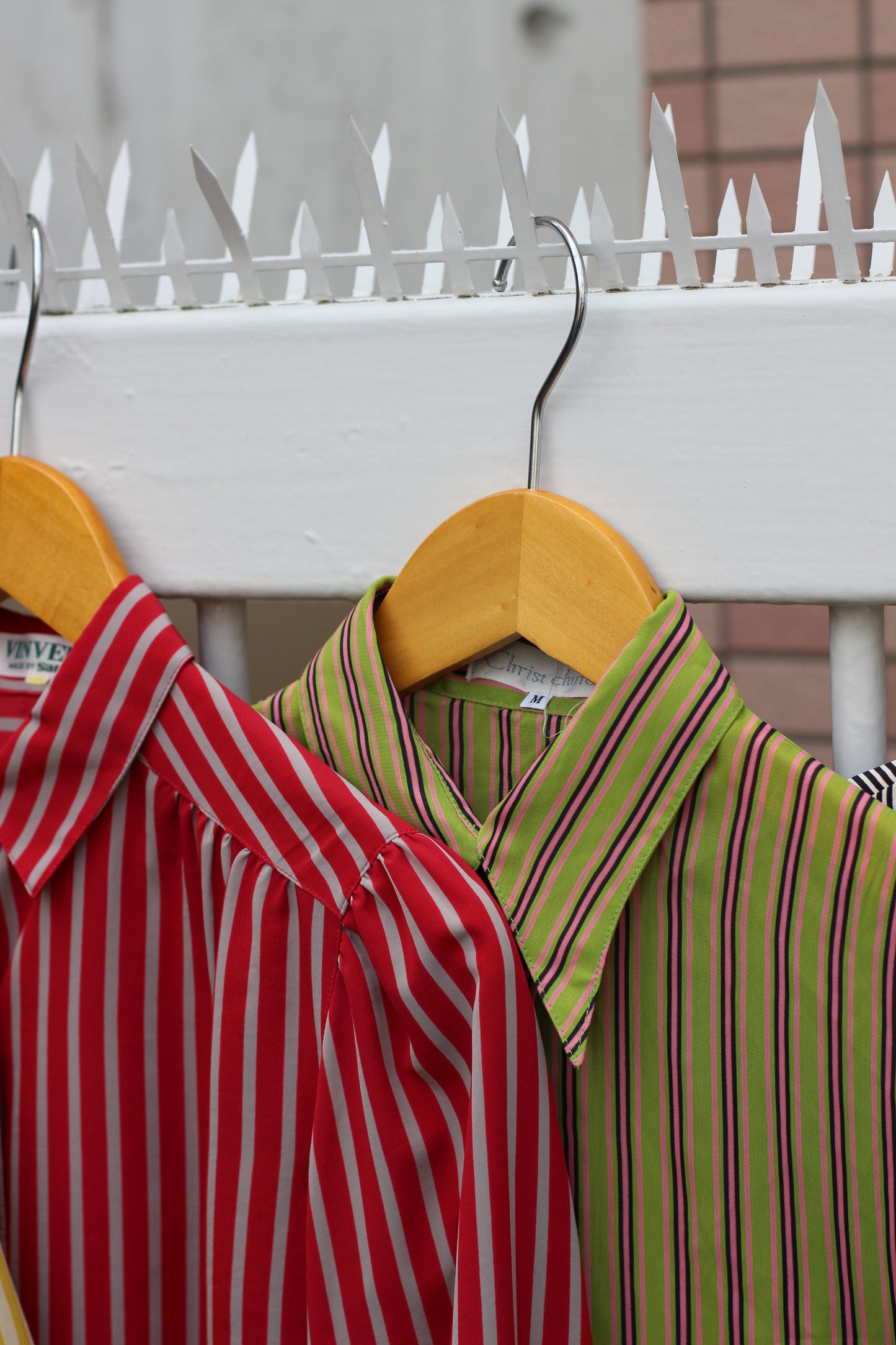 Vintage Stripe Long Sleeve Blouse x10点
