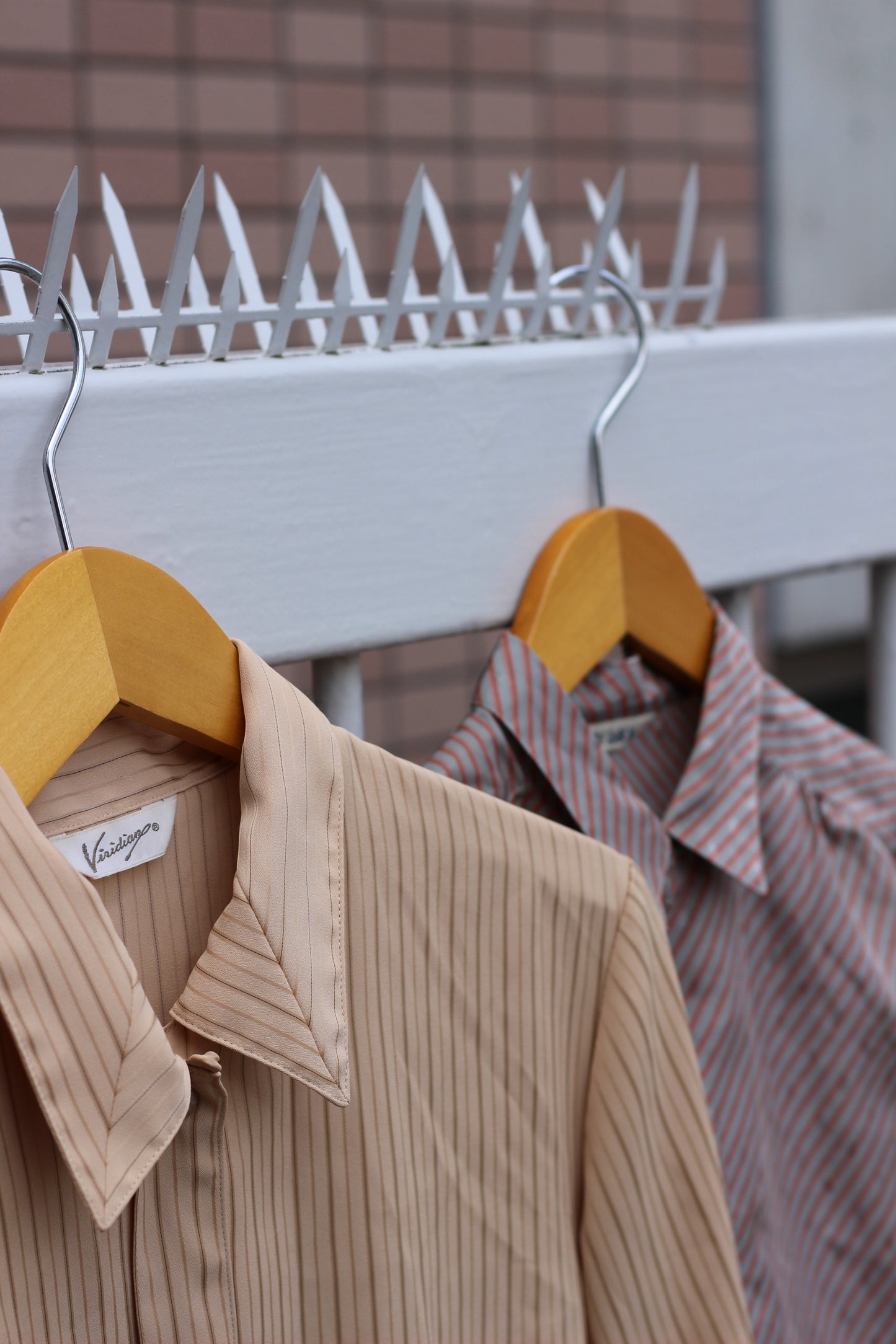 Vintage Stripe Long Sleeve Blouse x10点