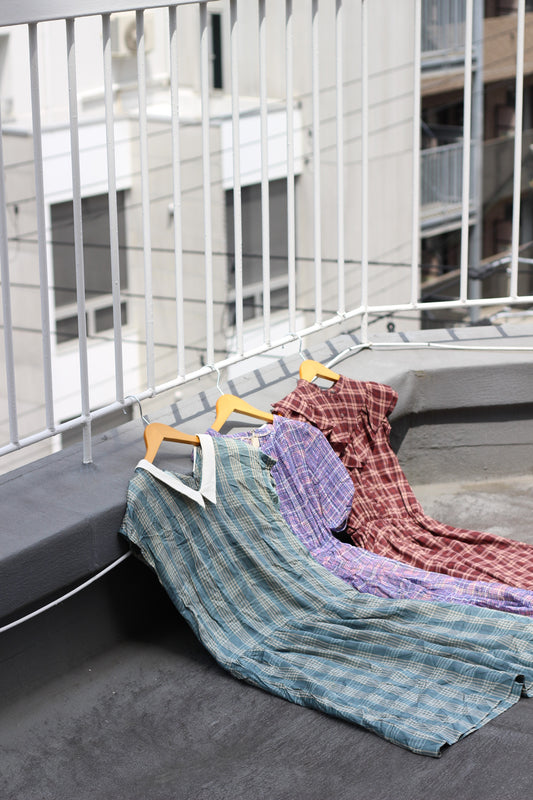 Vintage Design Check One-Piece x10点