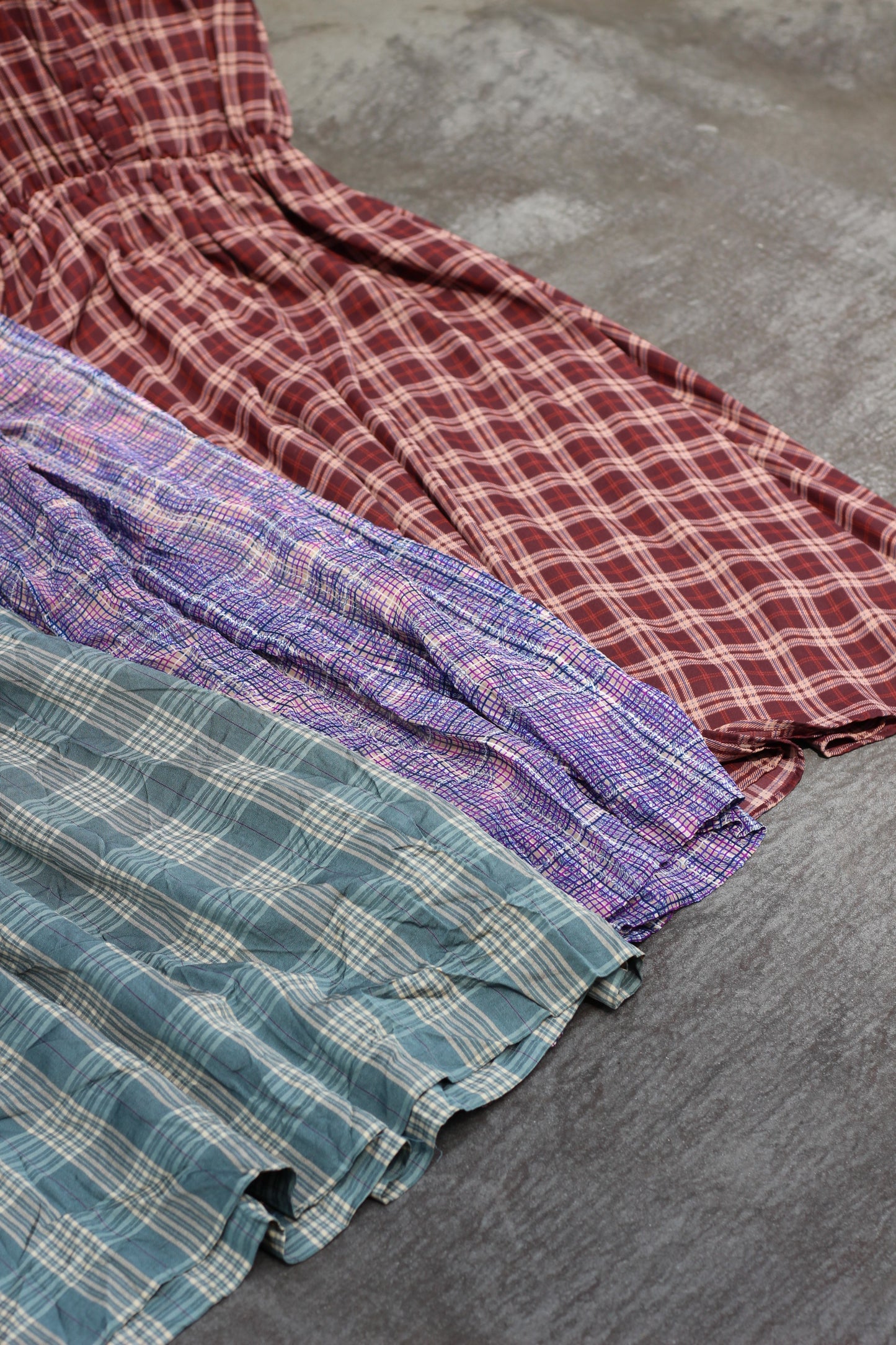 Vintage Design Check One-Piece x10点