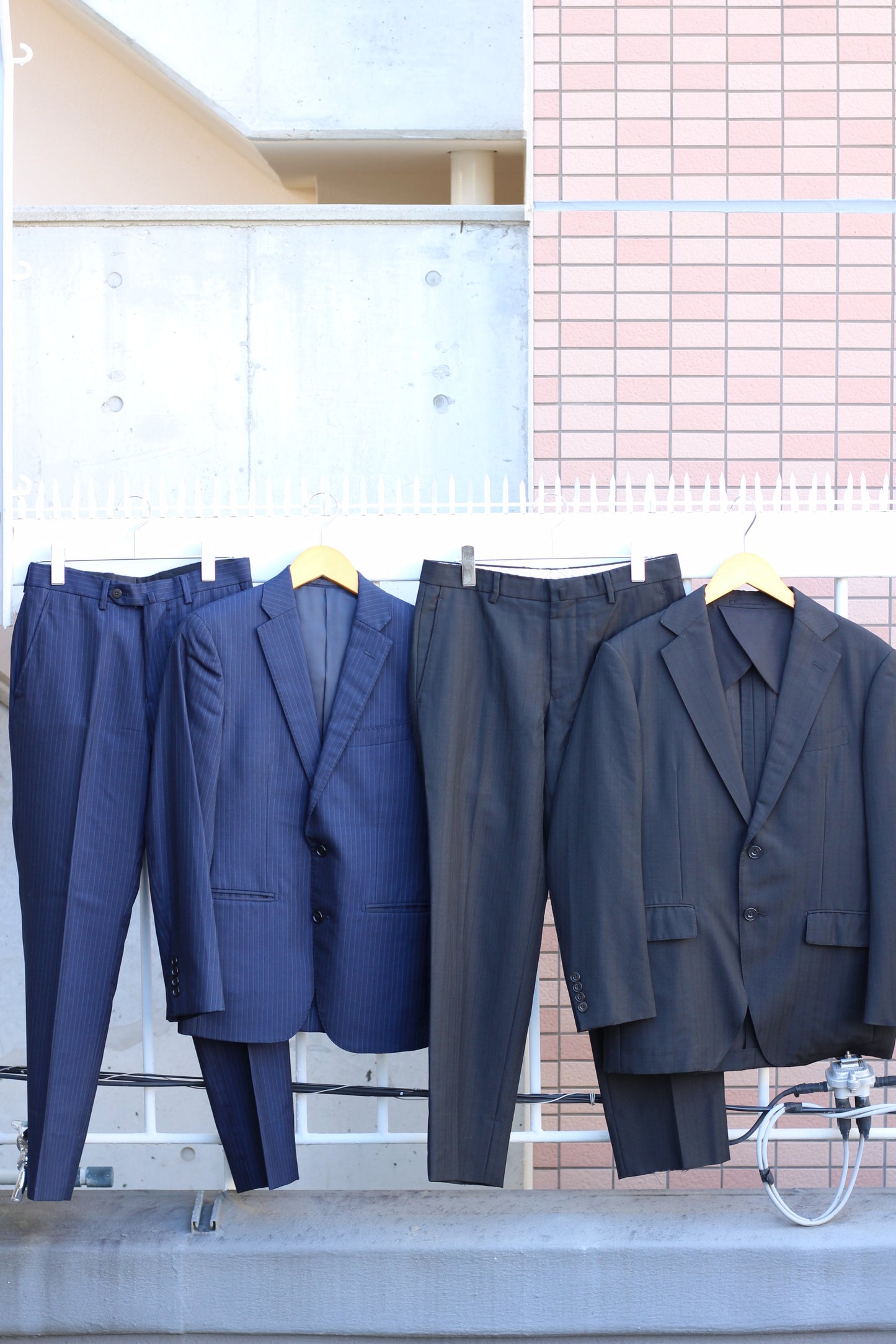 Men's high grade stripe set up x10点