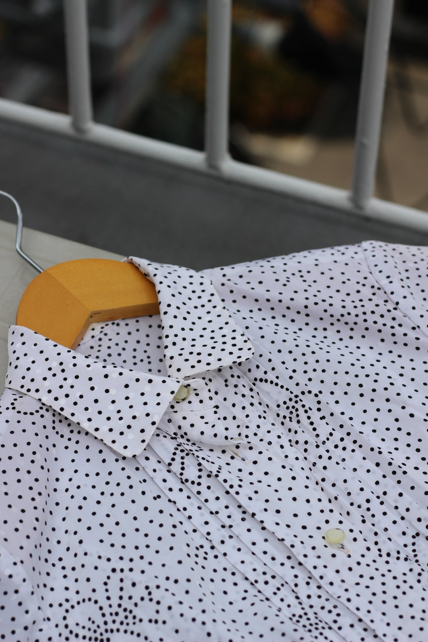 Vintage Dot Long Sleeve One-Piece x10点