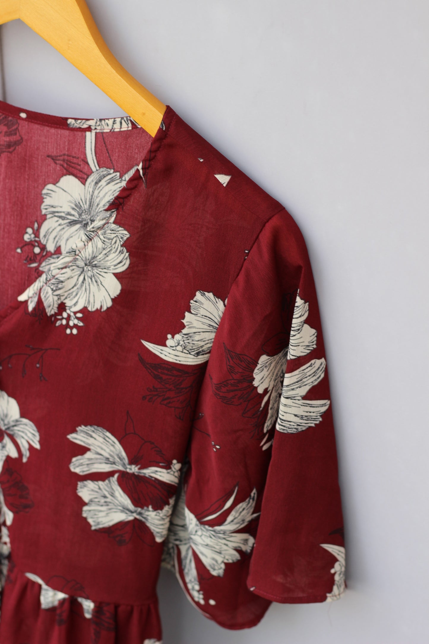 Vintage Red Color Short Sleeve One-Piece x10点