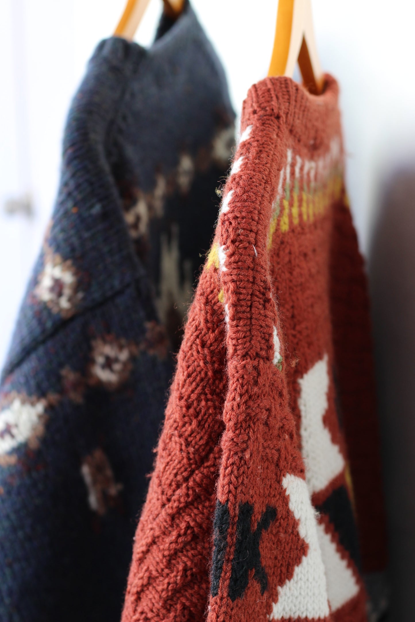 Men's vintage Design cable Knit x2点