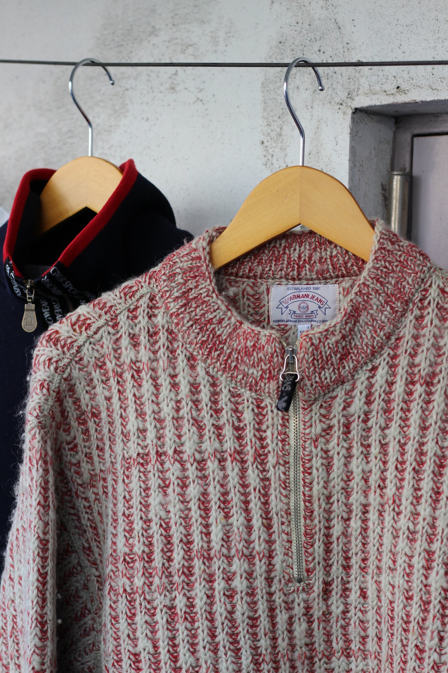 Men's brand half zip Knit x5点
