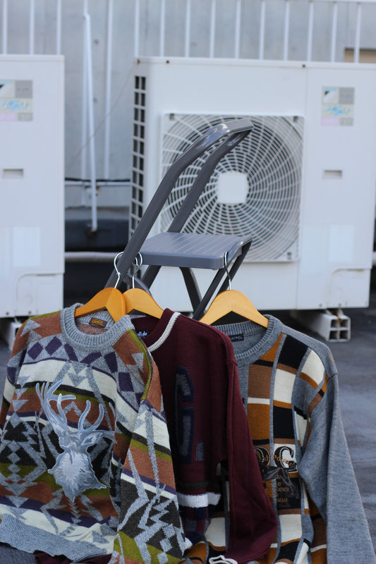 Men's Vintage Embroidered Knitwear x4点