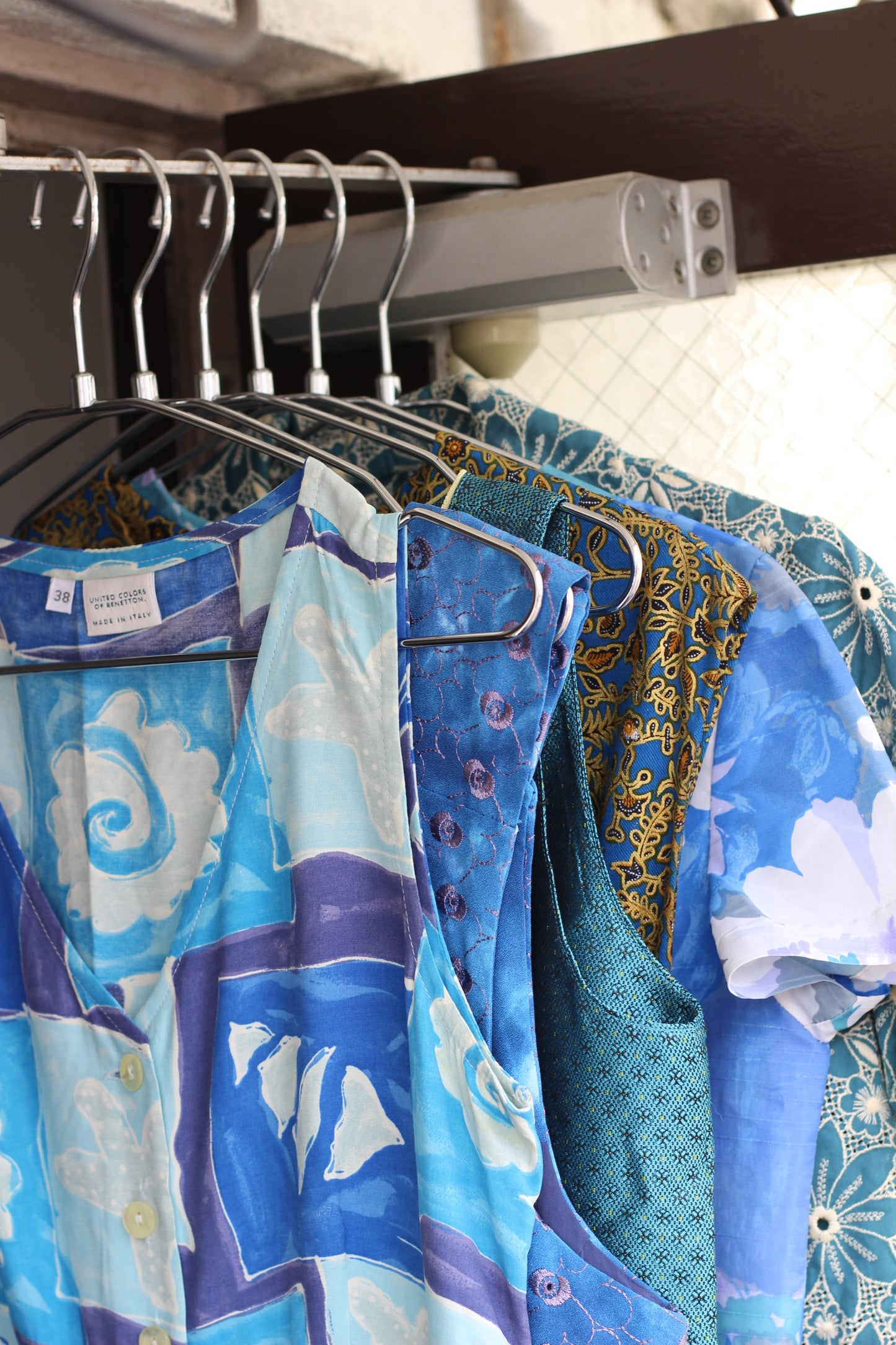 Vintage Blue Design One-Piece x6点