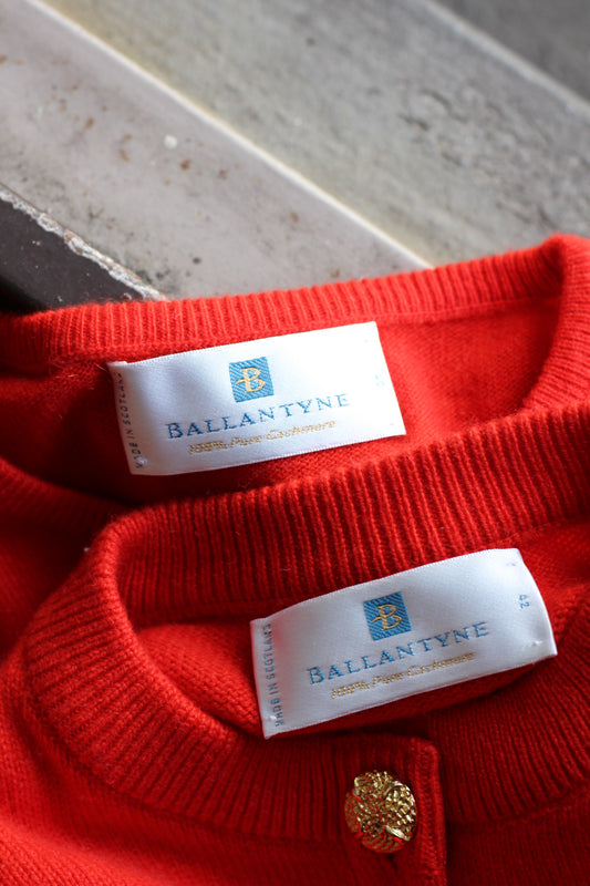 Vintage Made In Scotland Ballantyne 100% Cashmere Knit x2点