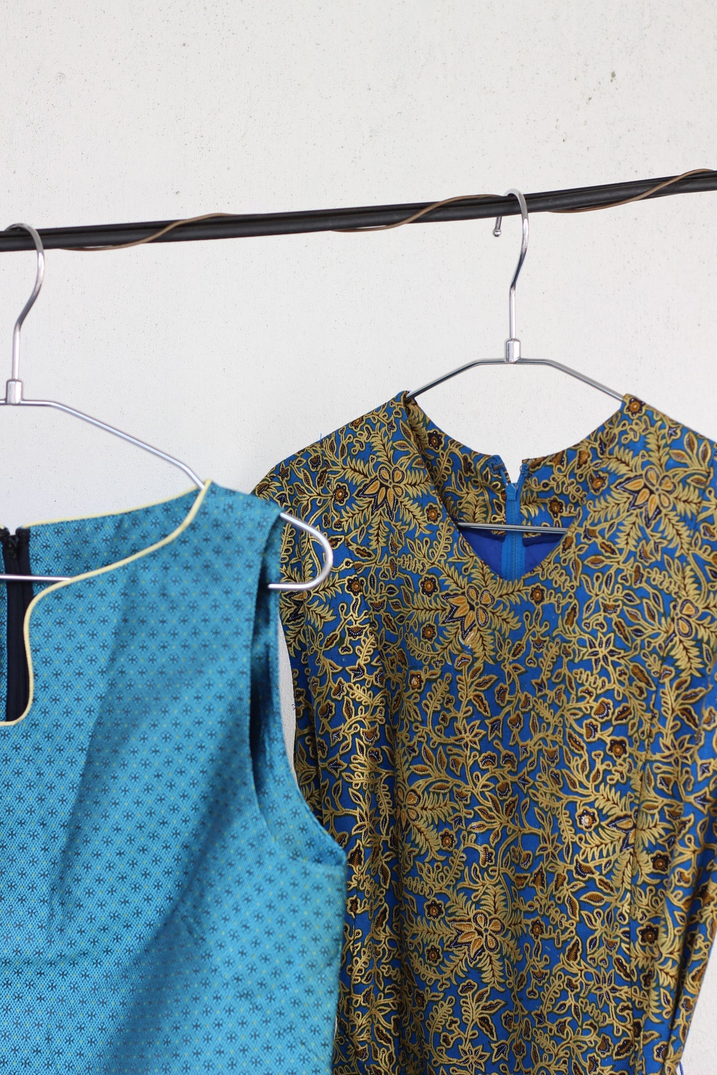 Vintage Blue Design One-Piece x6点
