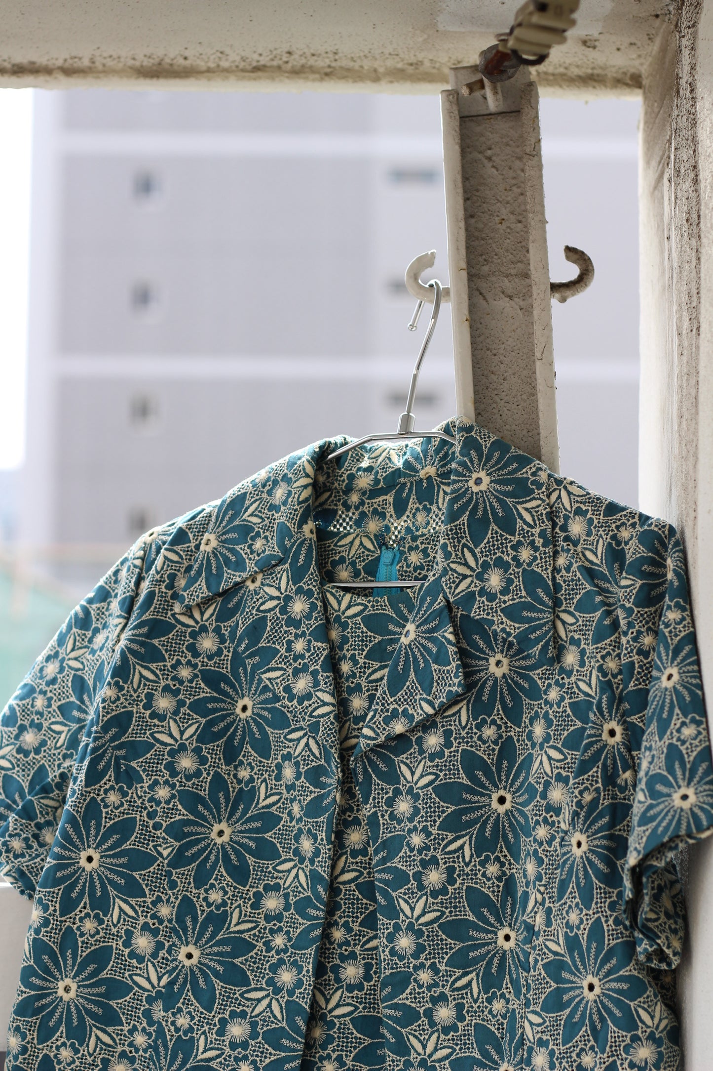 Vintage Blue Design One-Piece x6点