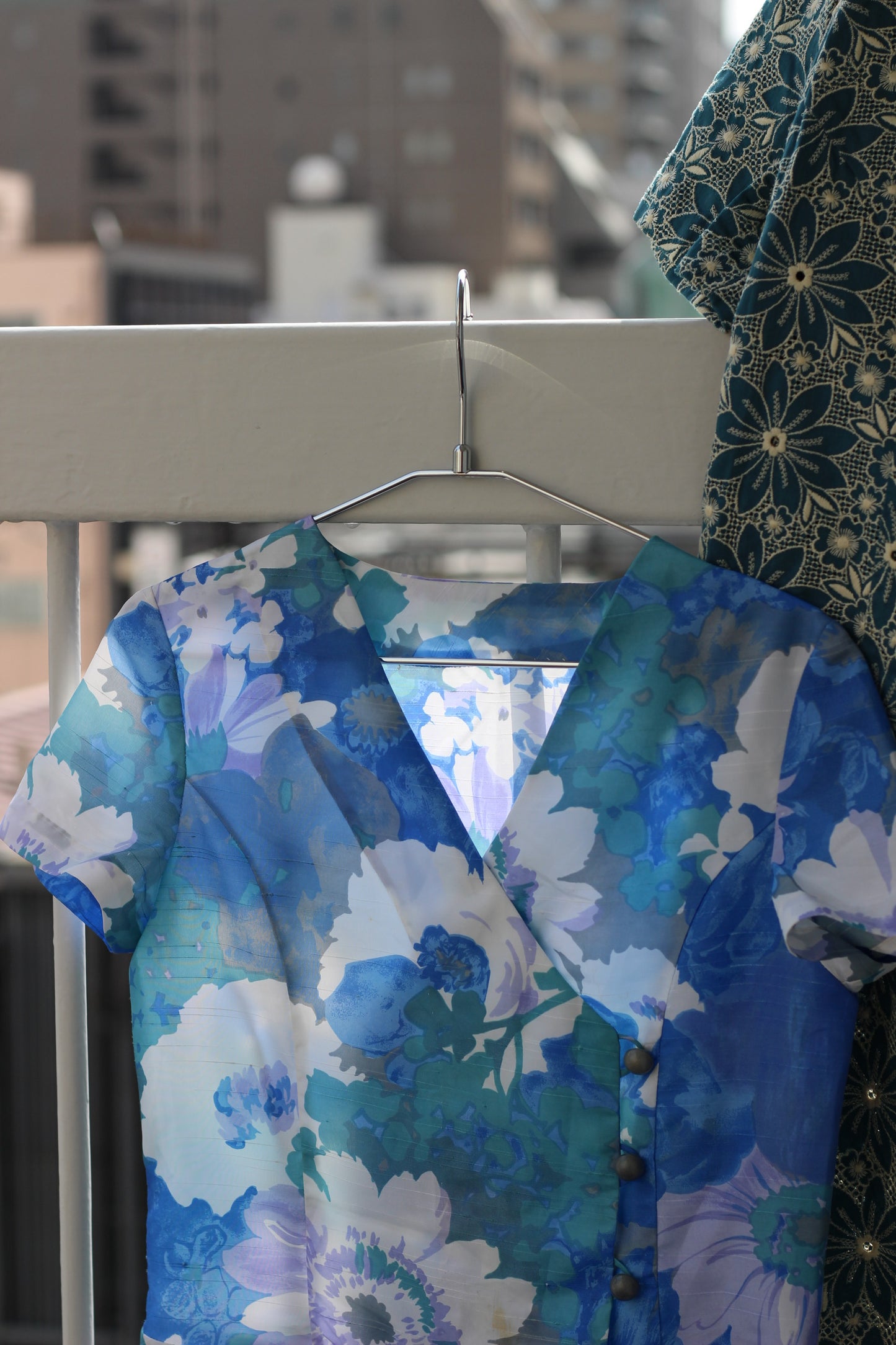Vintage Blue Design One-Piece x6点