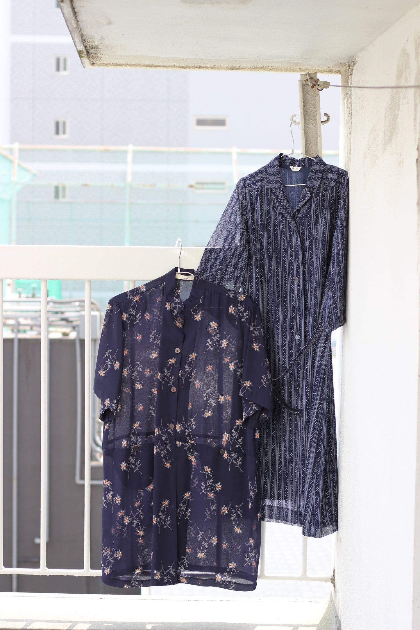 Vintage Navy Design Short Sleeve One-Piece x6点