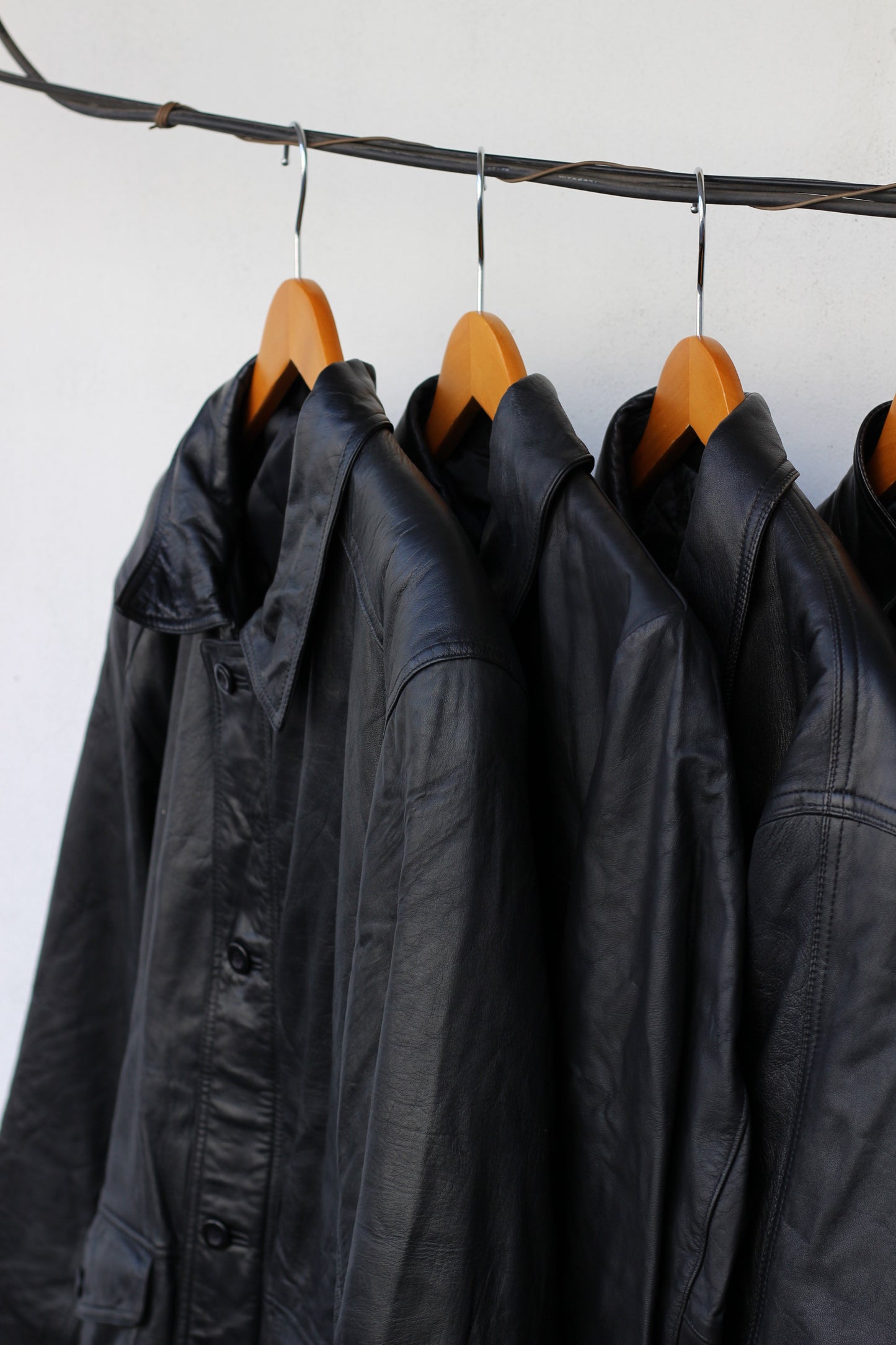 Men's leather jacket x7点