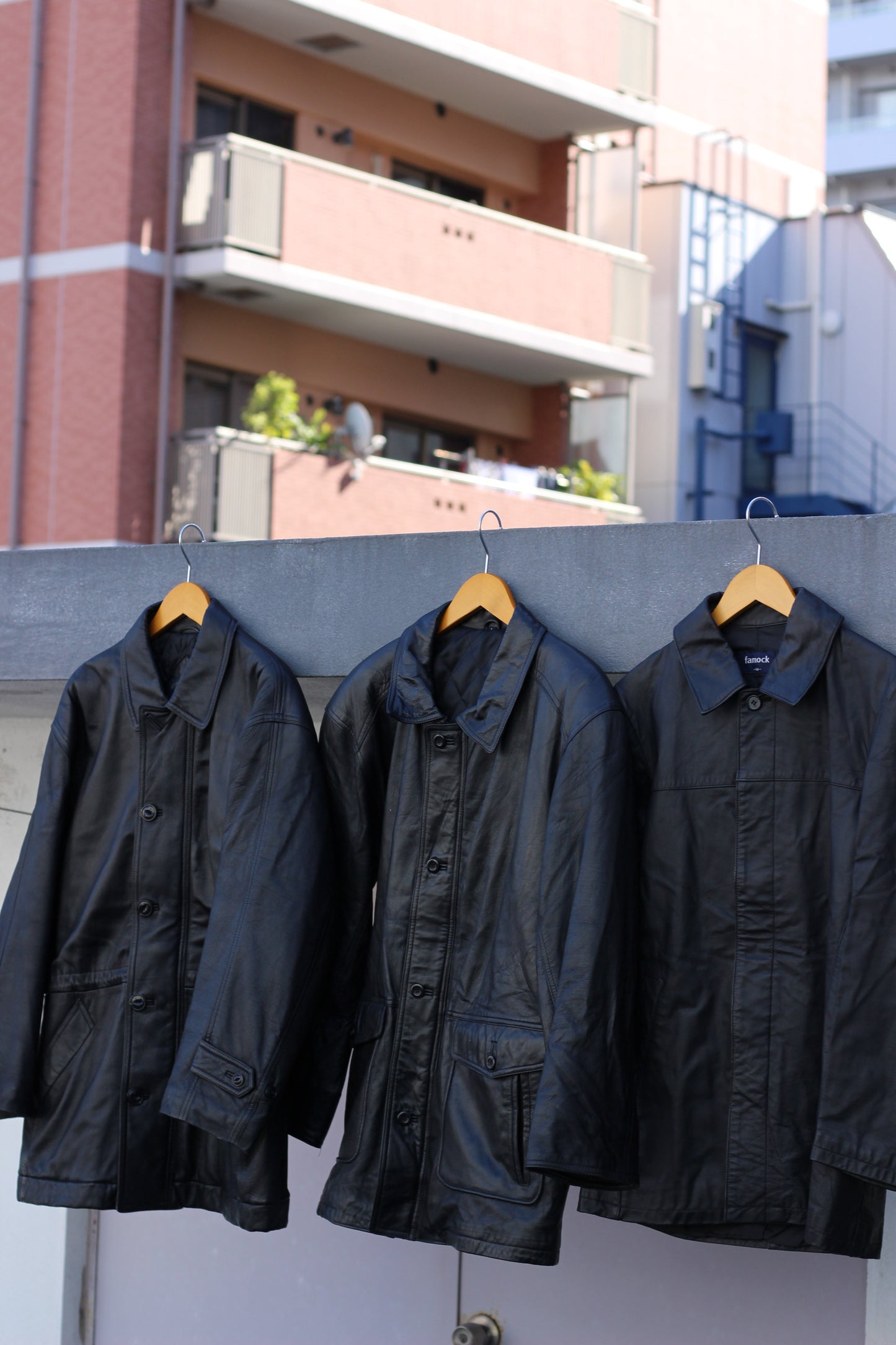 Men's leather jacket x7点