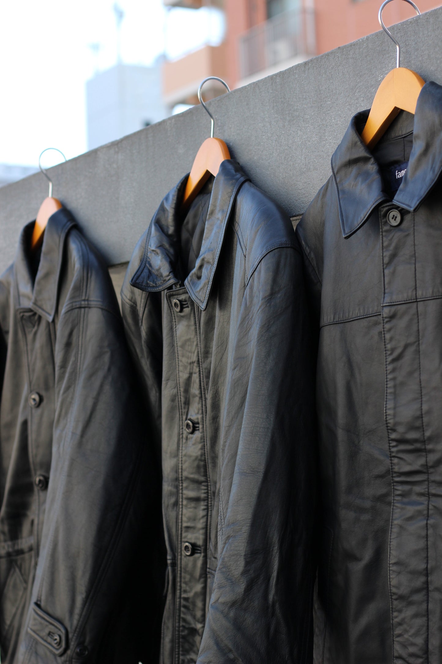 Men's leather jacket x7点