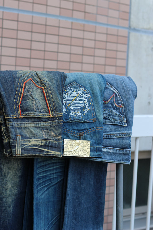 Women's Y2K Style Denim x4点