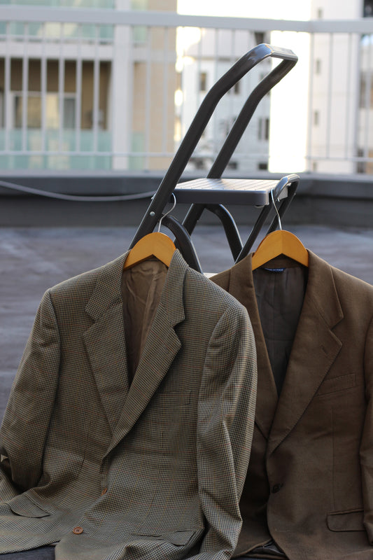 Men's Vintage Made In Italy 100% Cashmere Tailored Jacket x2点