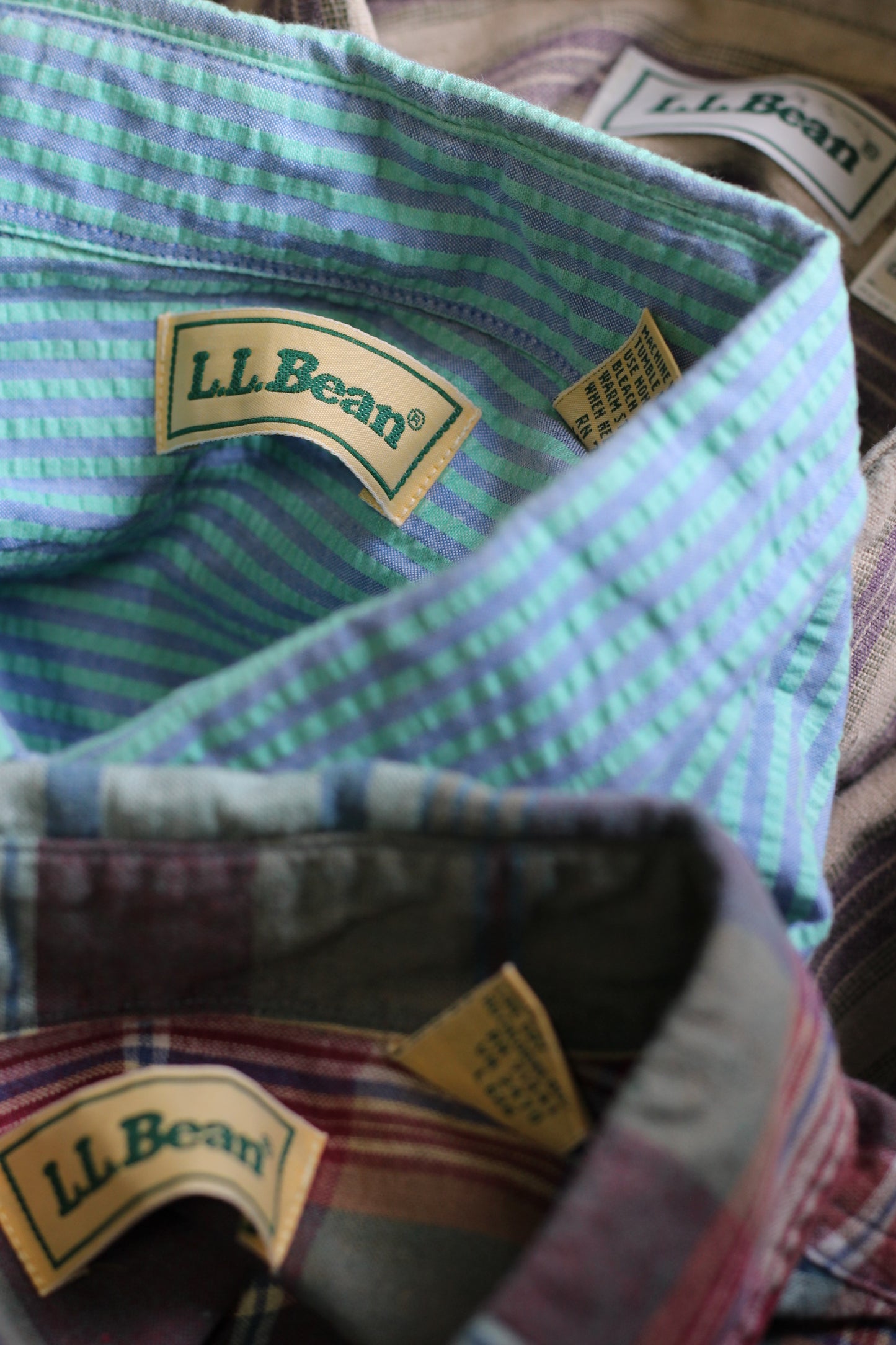 L.L.Bean Shirt x4点