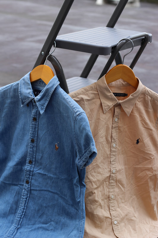 90-00's Ralph Lauren Short Sleeve Shirt x2点