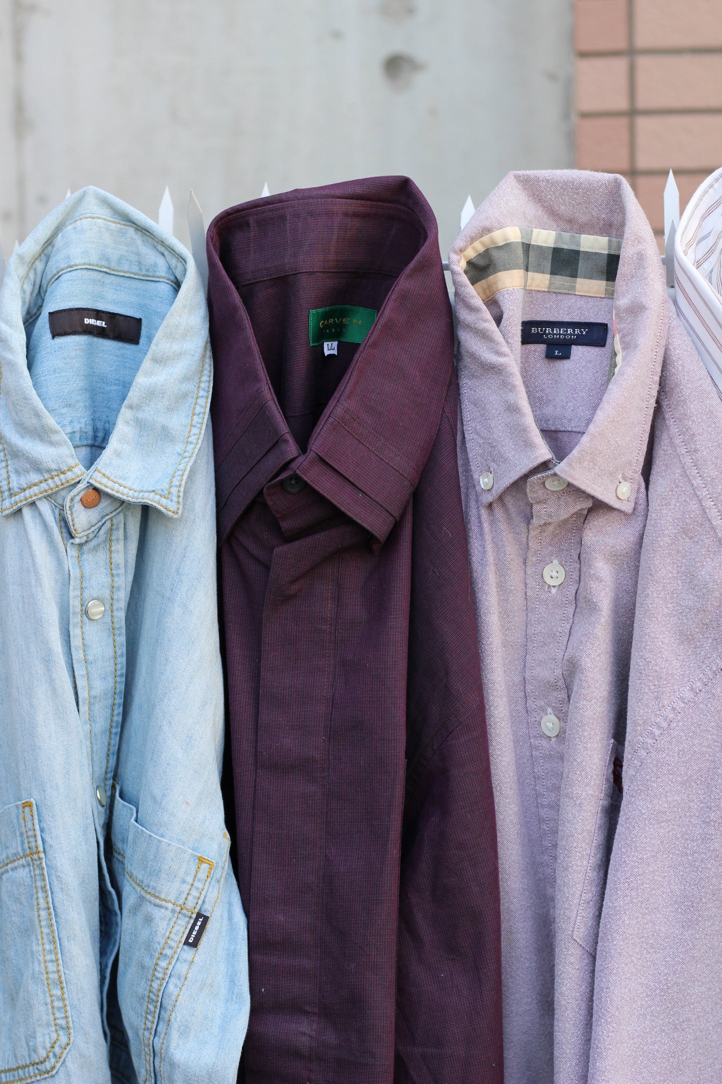 Men's brand shirt x8点