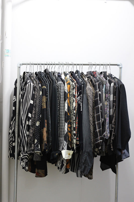 Vintage Black Design Long Sleeve Blouse x32点