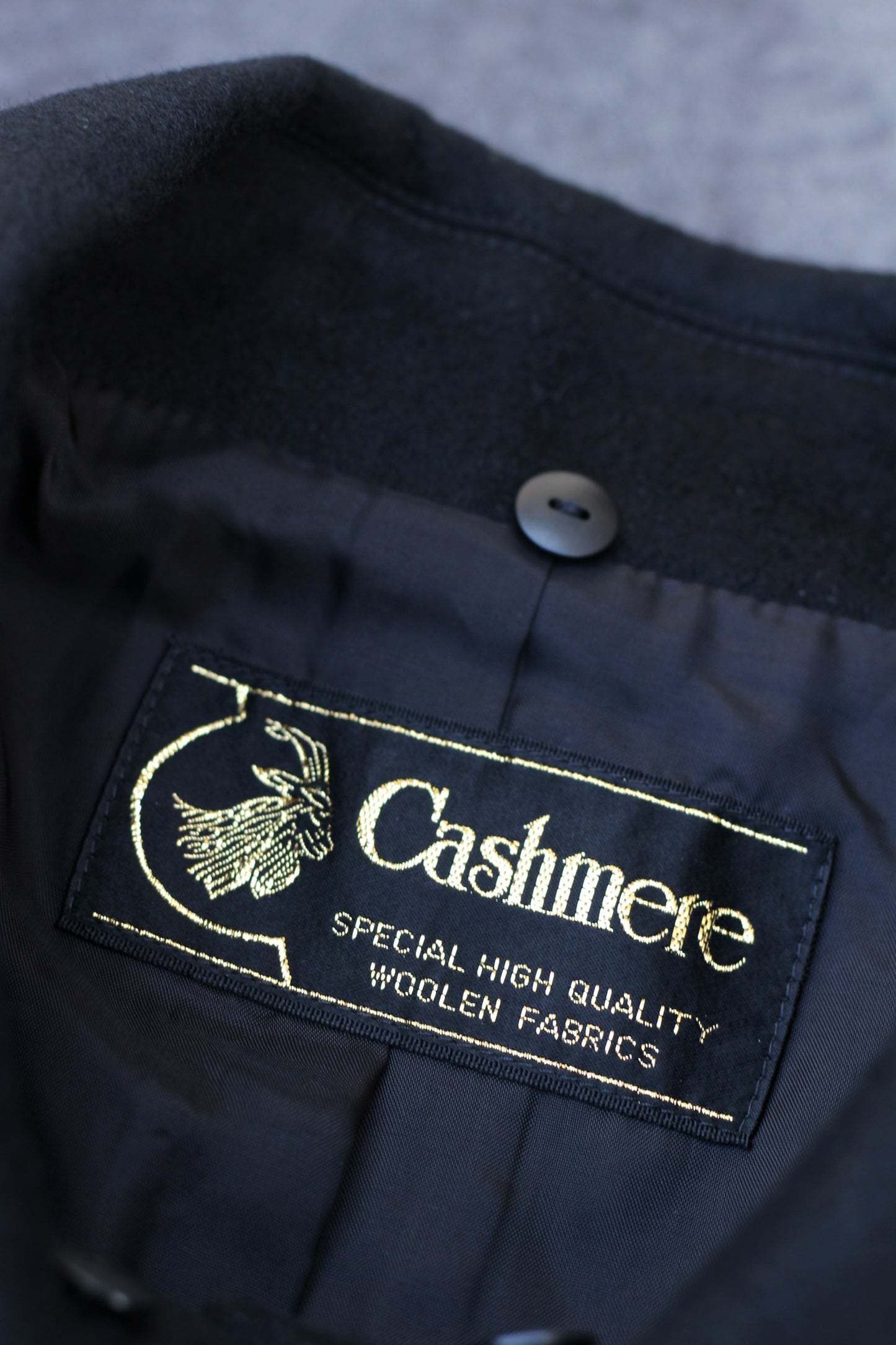 Women's Black Cashmere100% Long Coat x4点