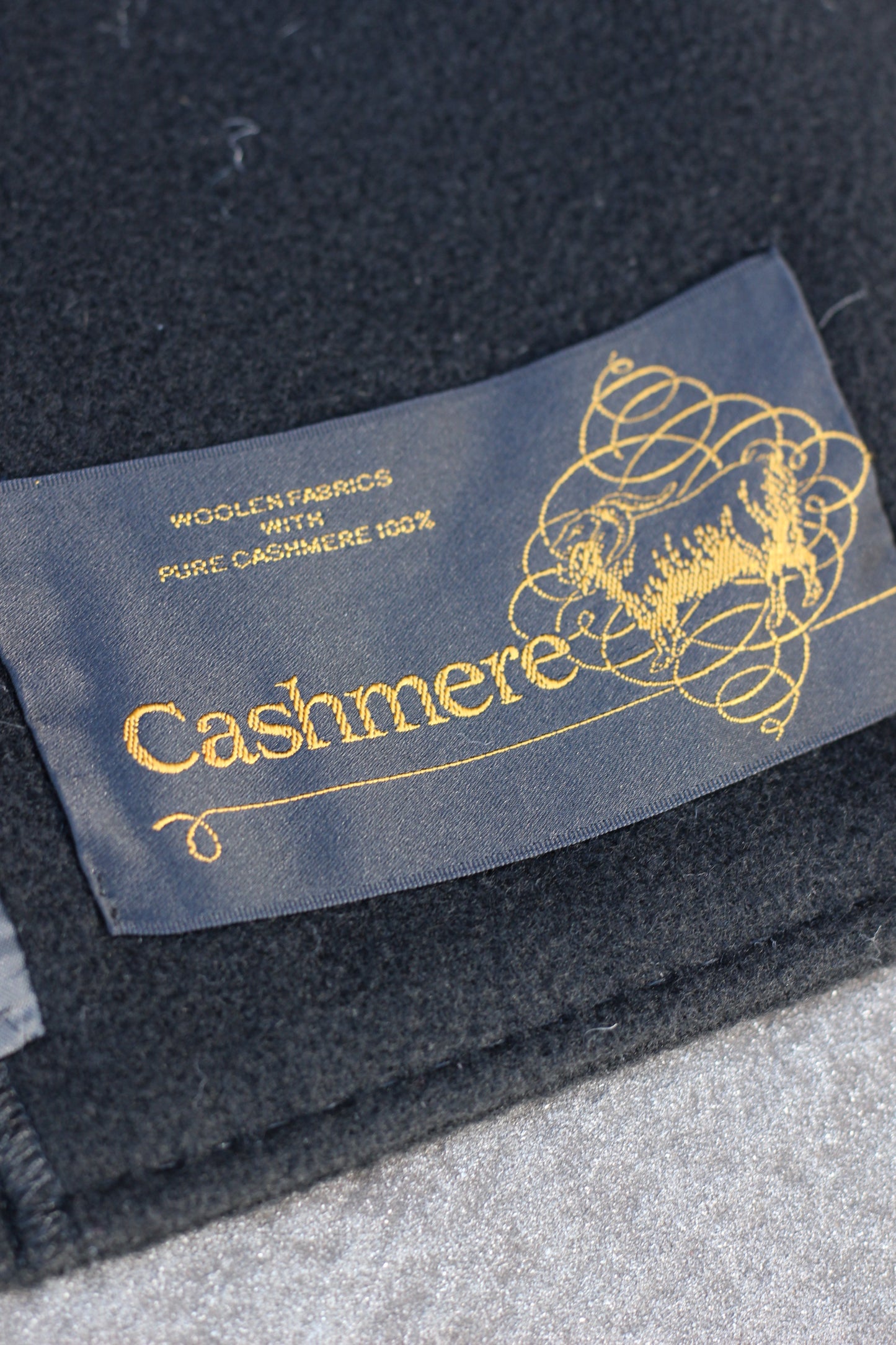 Women's Black Cashmere100% Short Chester Coat x2点