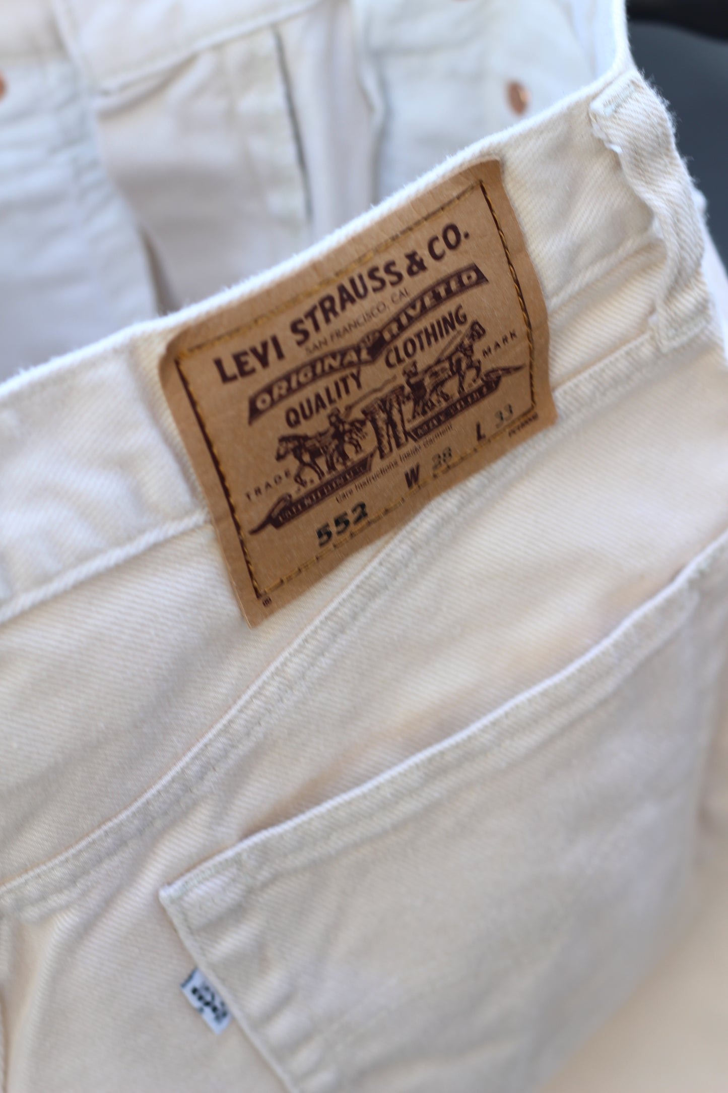 Levi's Black & White Denim Pants x2点