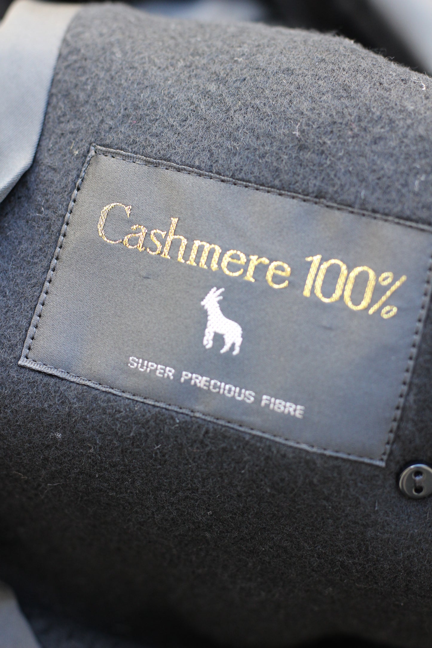 Women's Black Cashmere100% Long Coat x5点