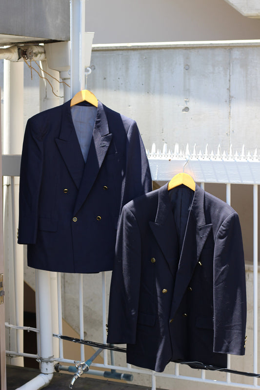 Men's Gold Button Tailored Jacket x2点