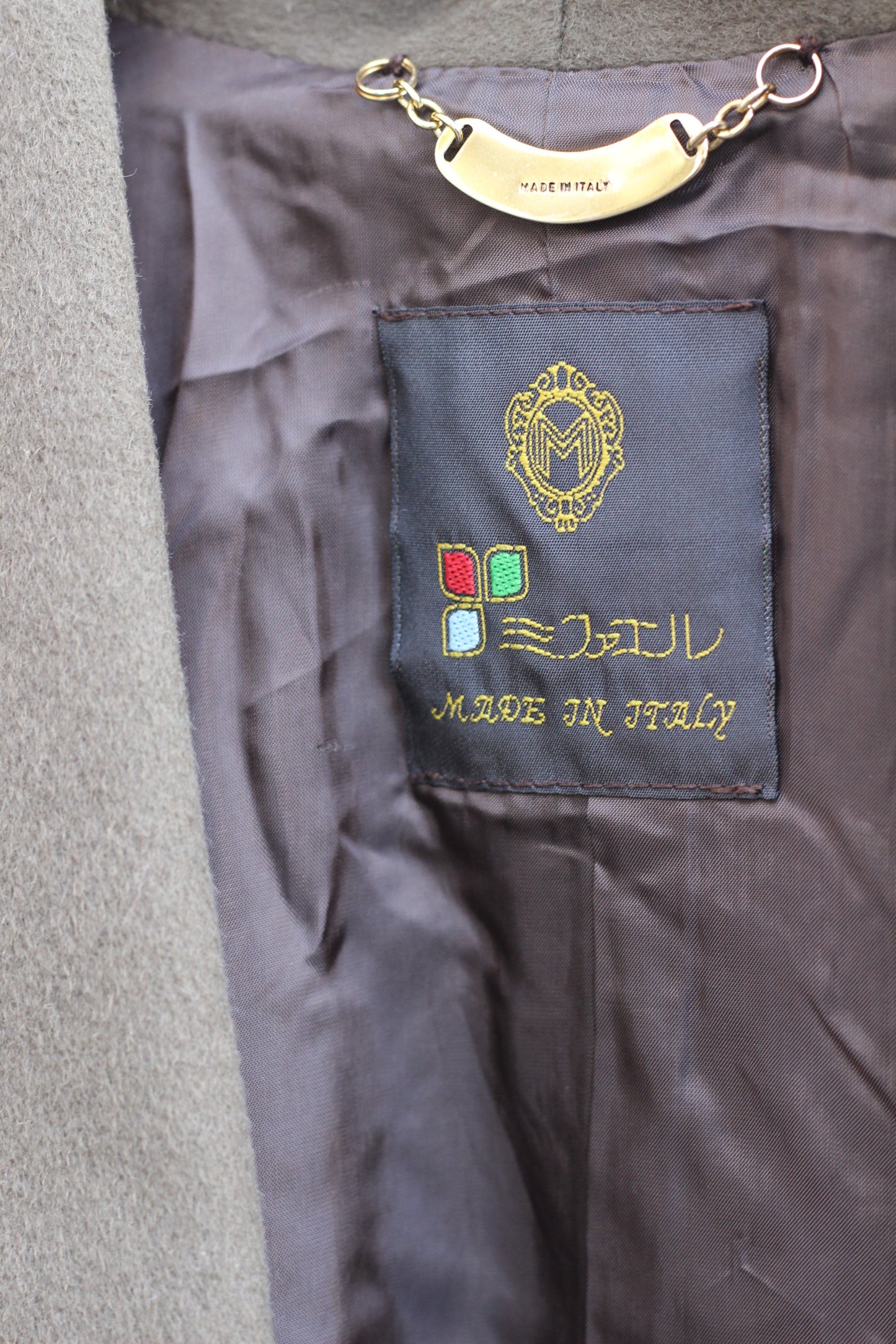 Women's Vintage Made In Italy & UK Cashmere100% Coat x2点