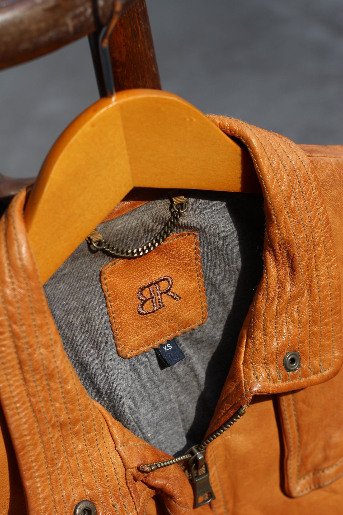 Women's Brown Leather Short Jacket x2点