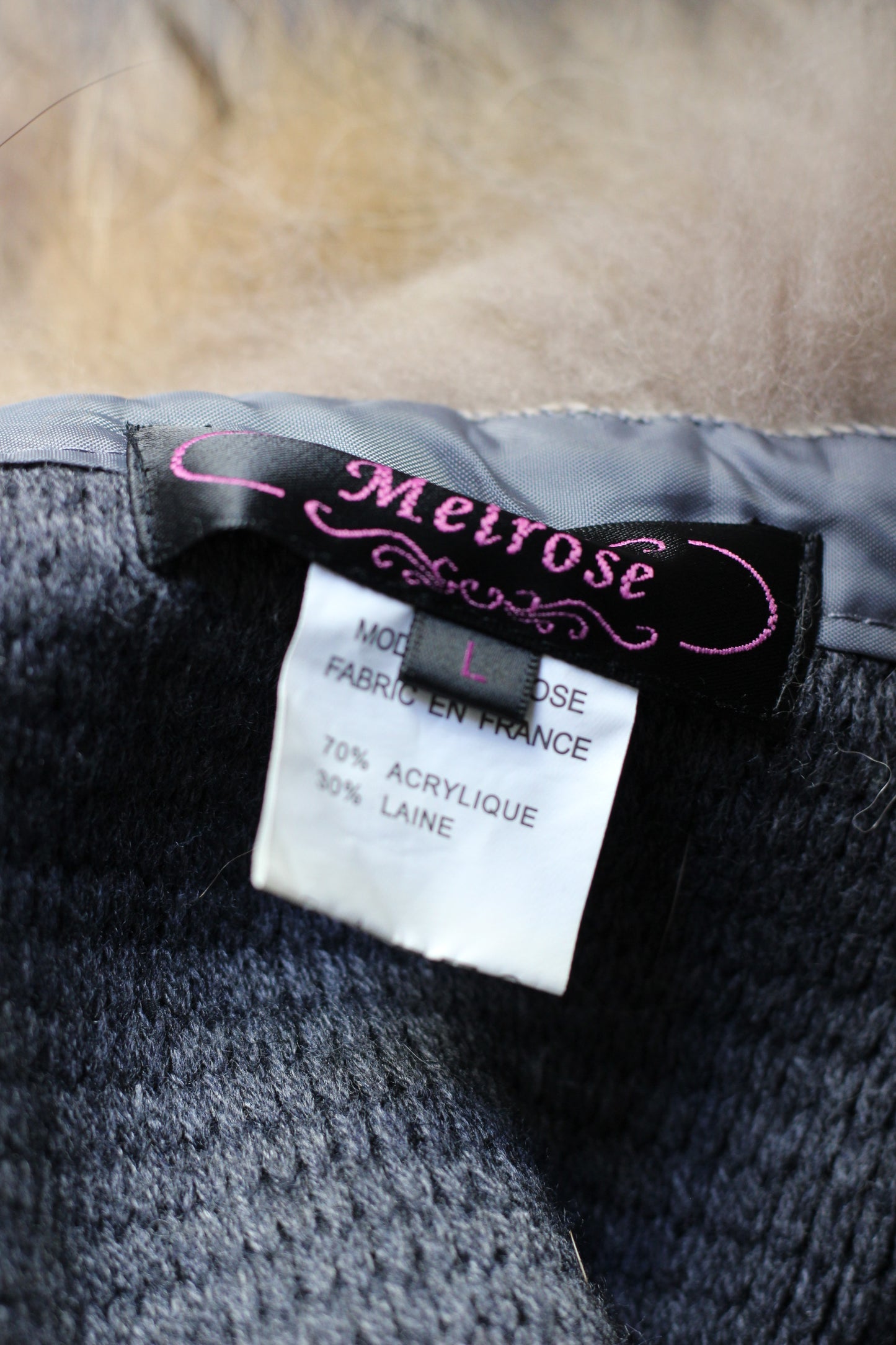 Vintage Made In France Fur Vest x2点