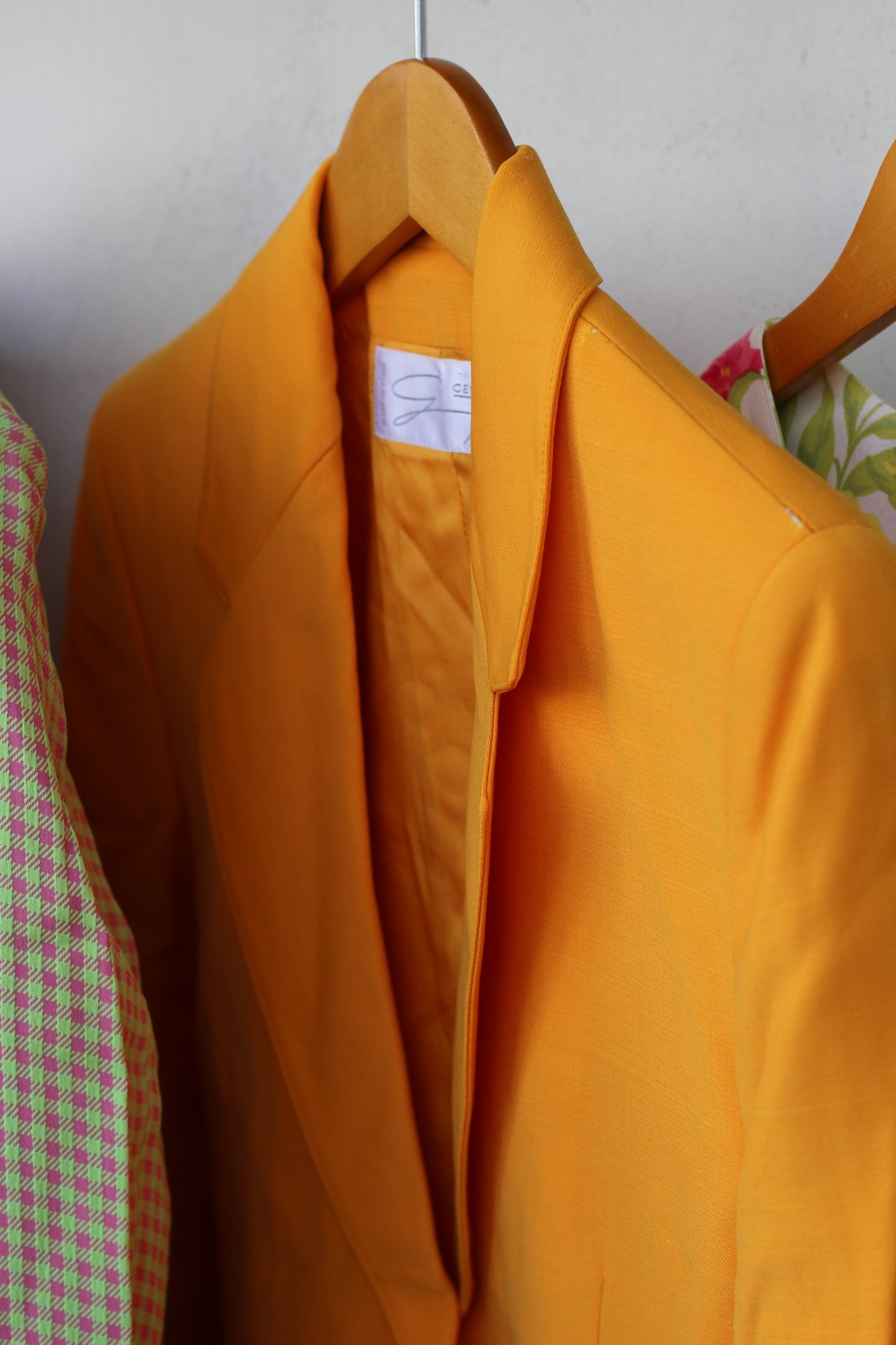 Vintage import ladies design jacket x3点