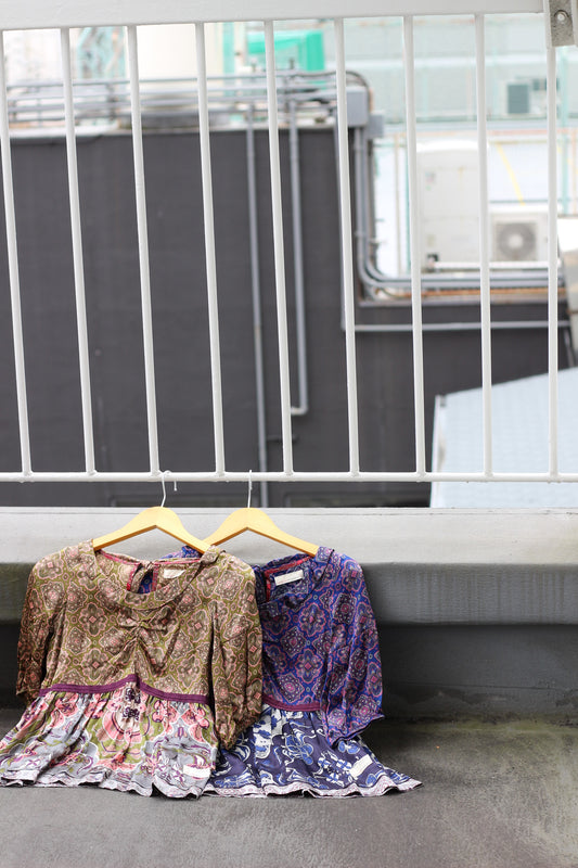 Vintage Pattern Blouse x2点