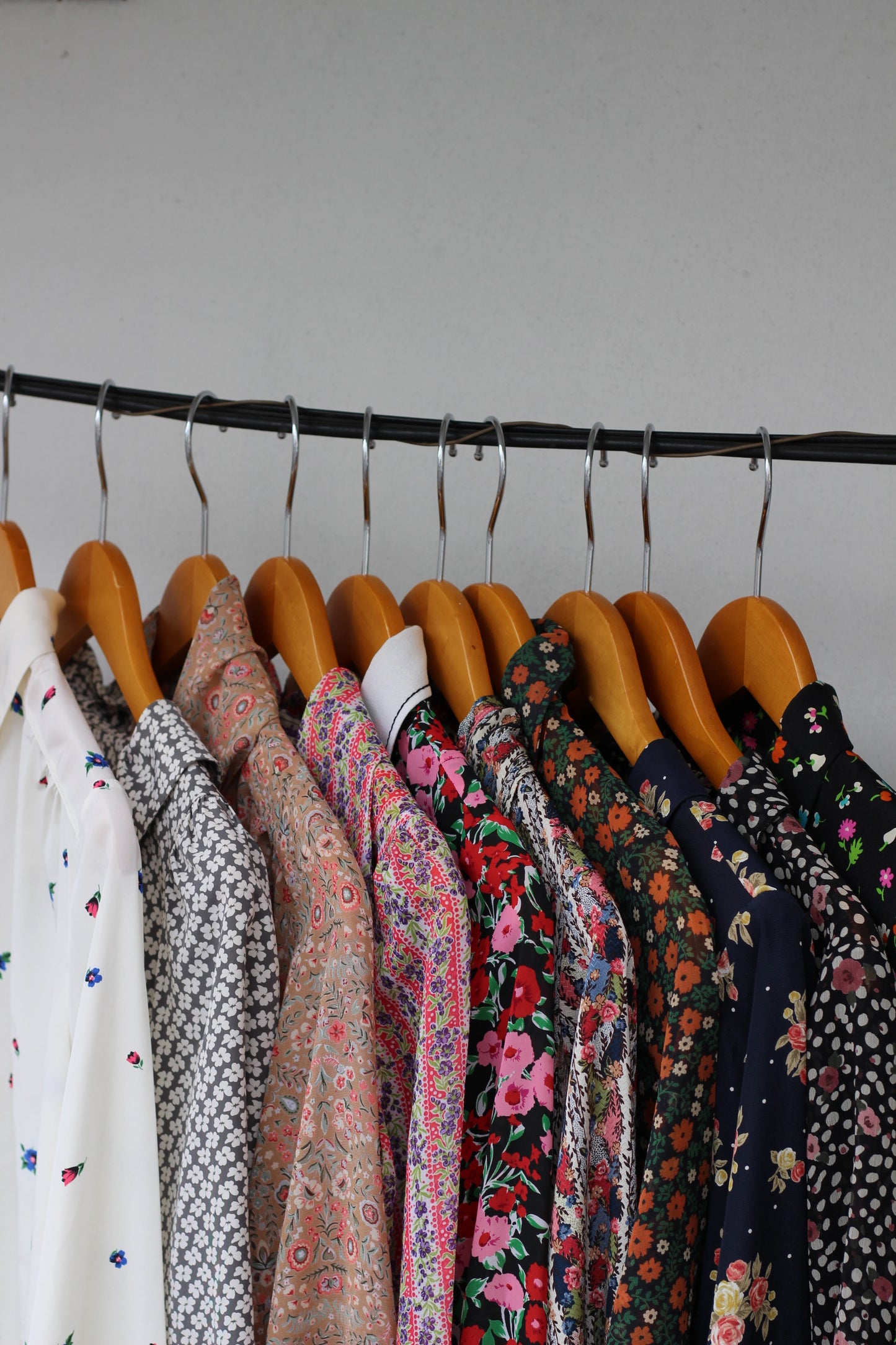Vintage Flower Long Sleeve Blouse x10点