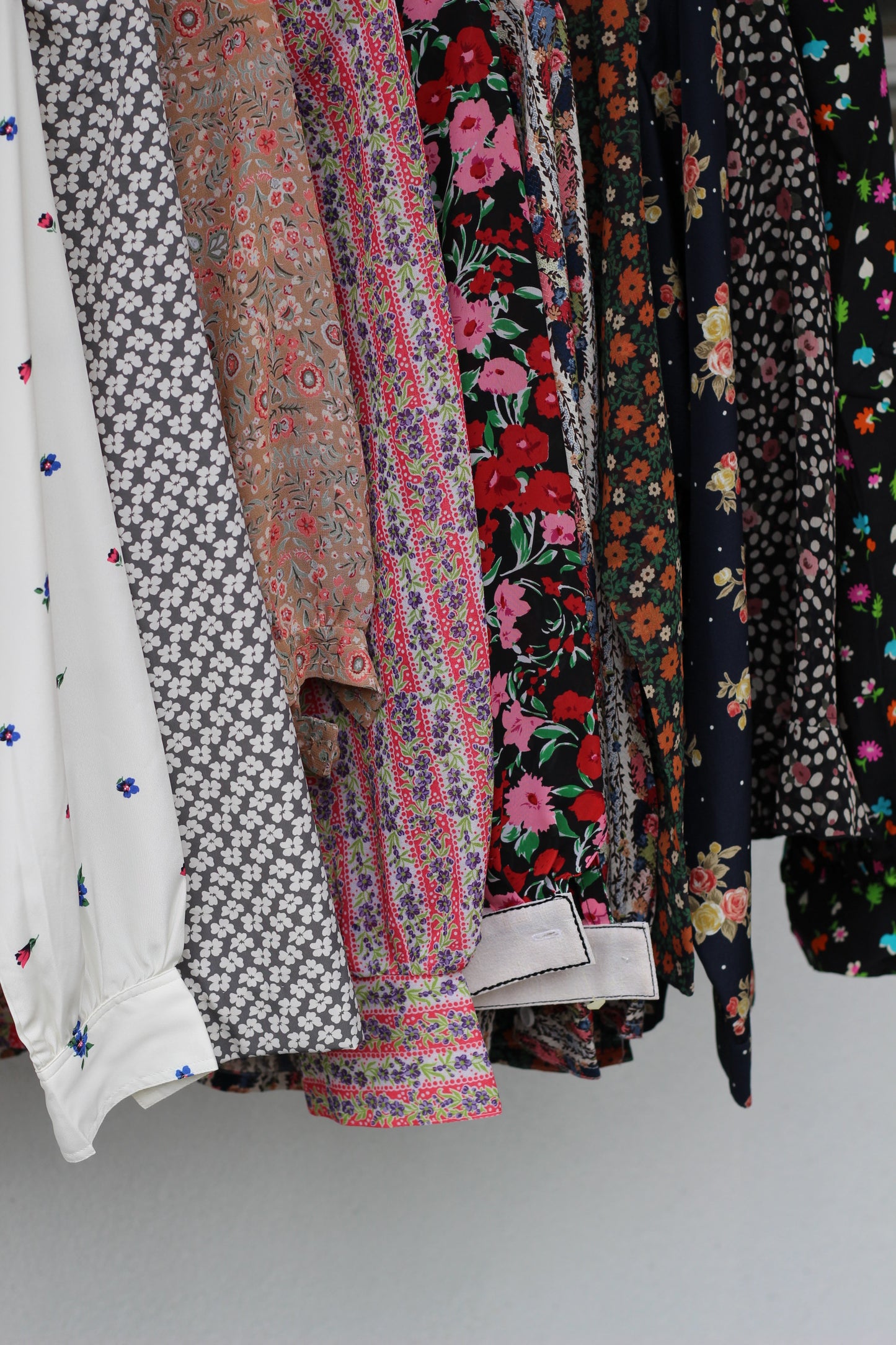 Vintage Flower Long Sleeve Blouse x10点