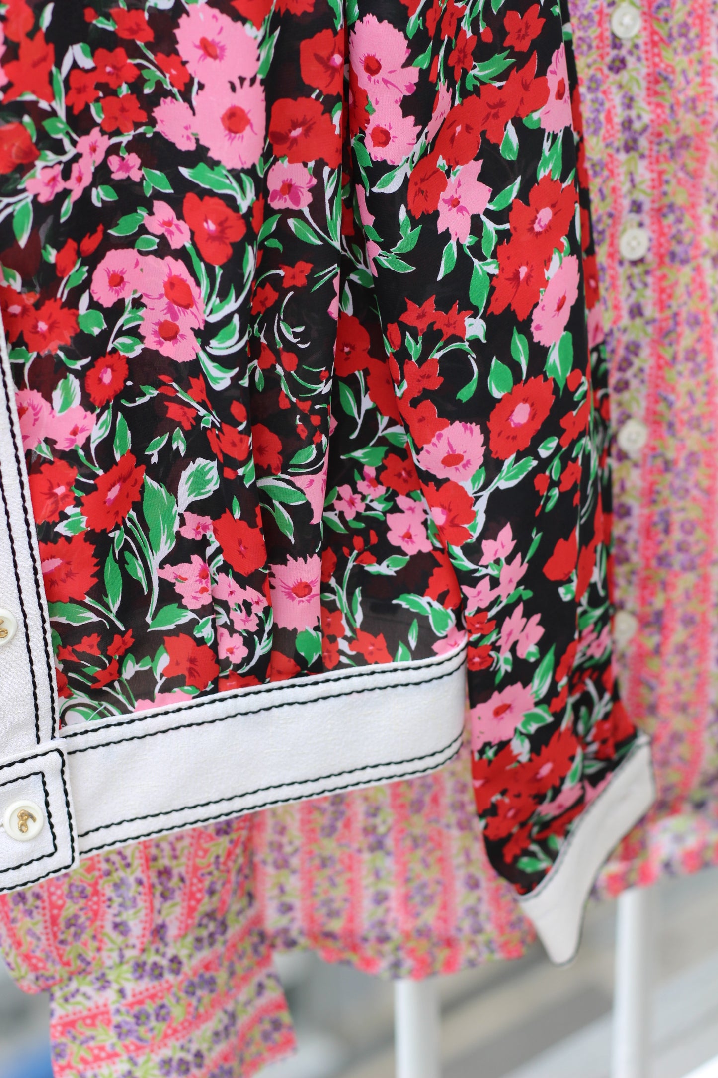 Vintage Flower Long Sleeve Blouse x10点