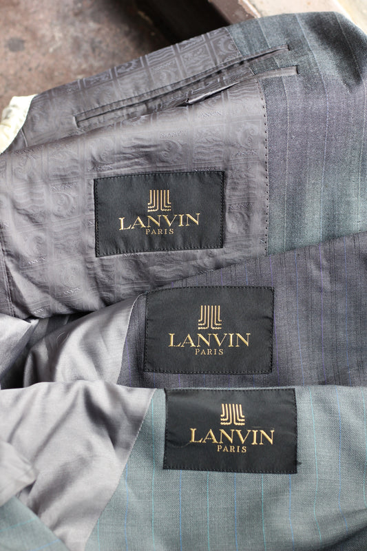 Men's Old Lanvin Single Breasted Tailored Jacket x3点