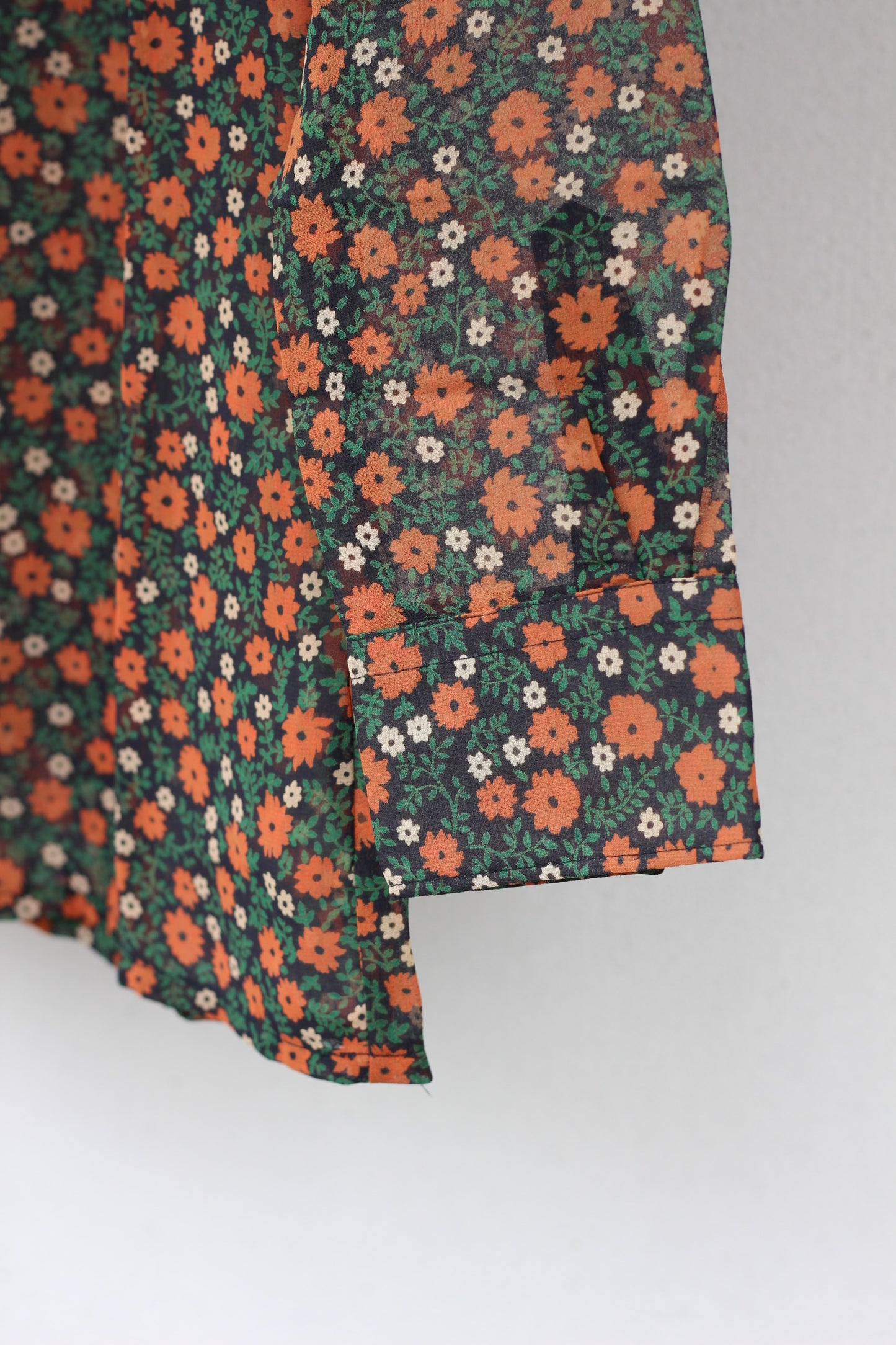 Vintage Flower Long Sleeve Blouse x10点