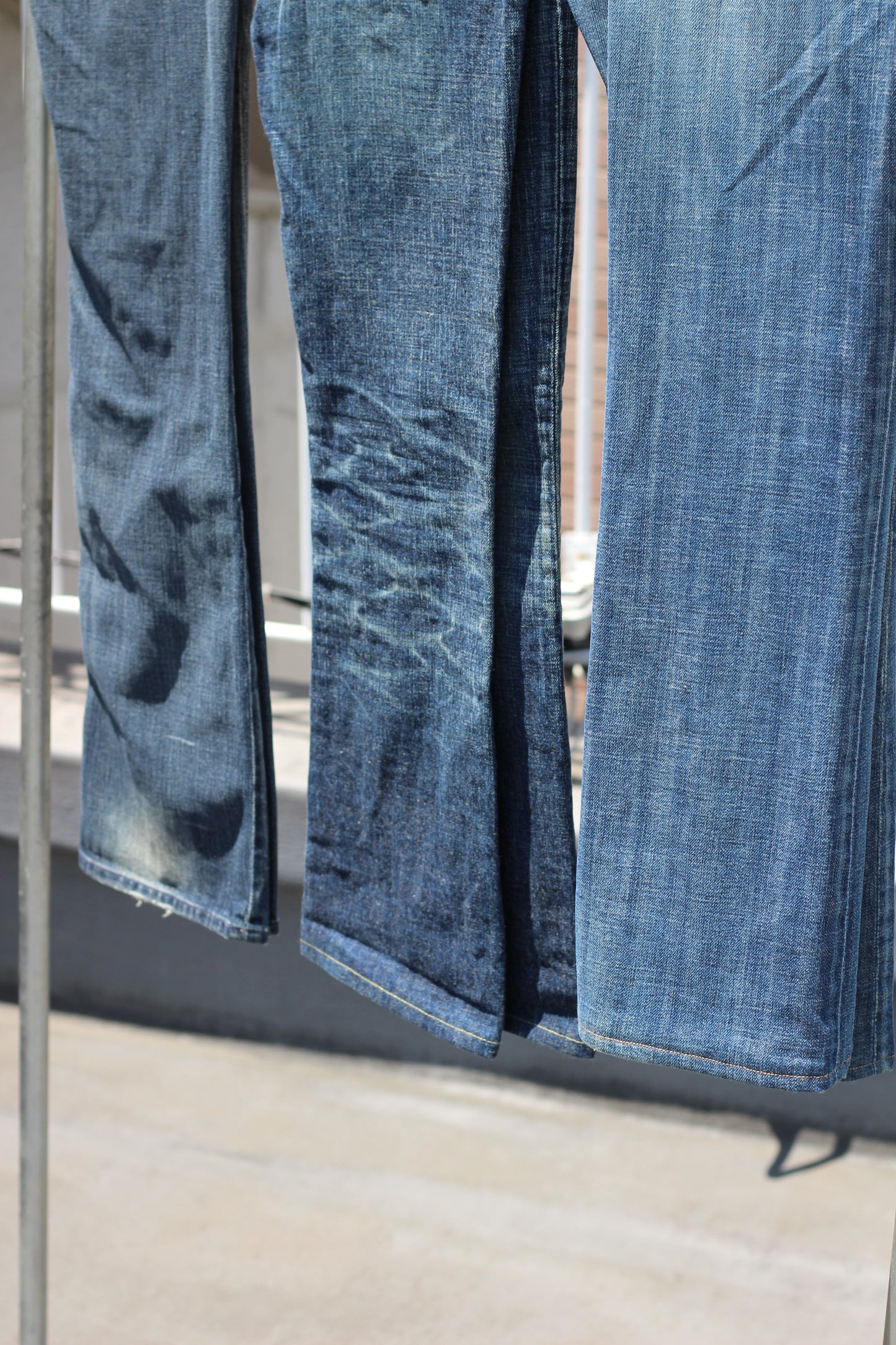 Y2K Style Bootcut Flare Denim Pants x3点