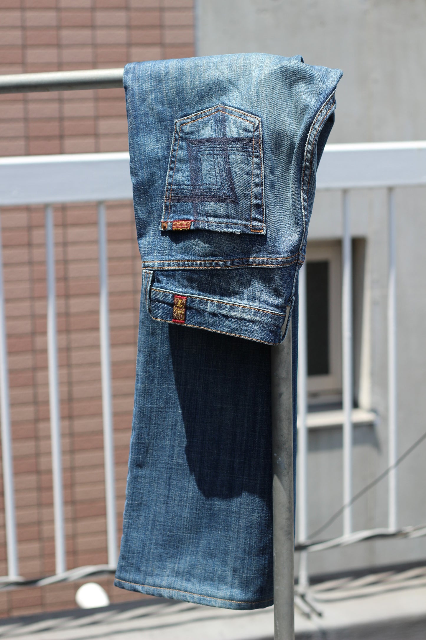 Y2K Style Bootcut Flare Denim Pants x3点