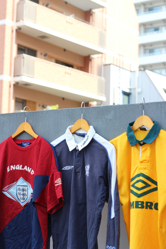 90-00's England & Chelsea UMBRO Football Game Shirt x3点