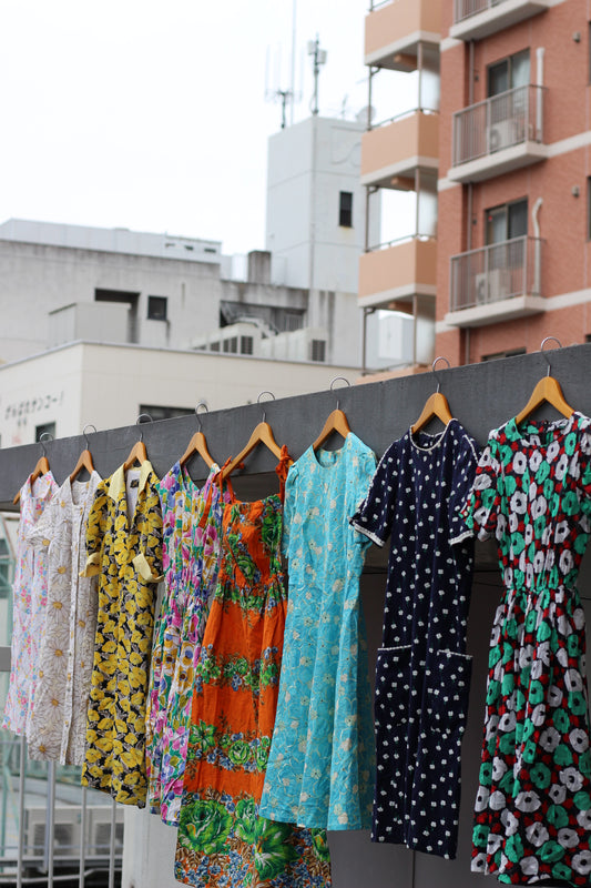 Vintage Design Flower One-Piece x8点