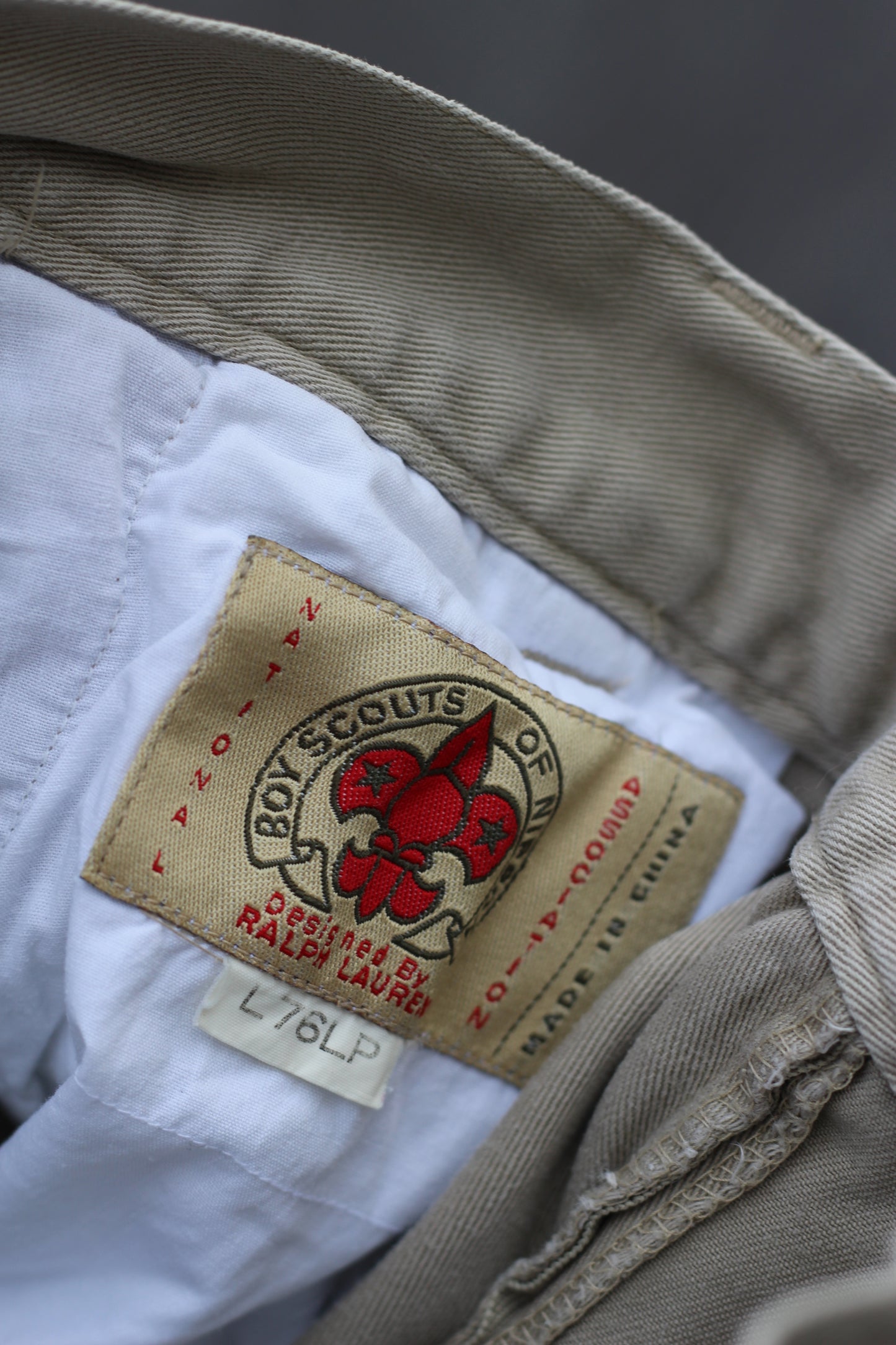90's Ralph Lauren Boy Scout Chino Short Sleeve Shirt & Pants x2点