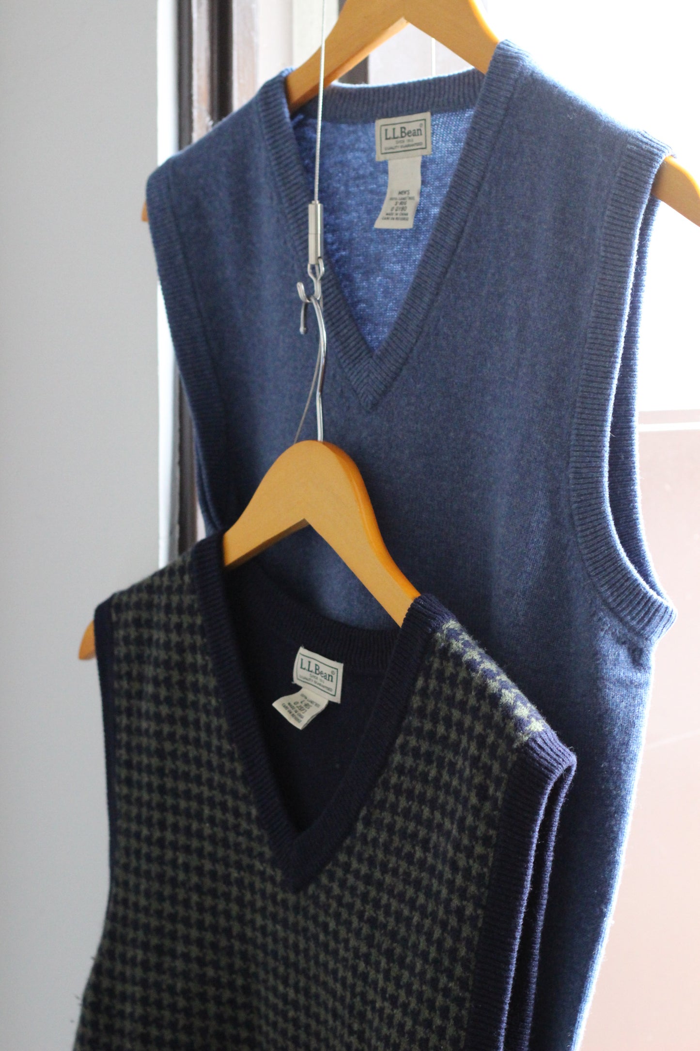 L.L.Bean Knit Vest x2点