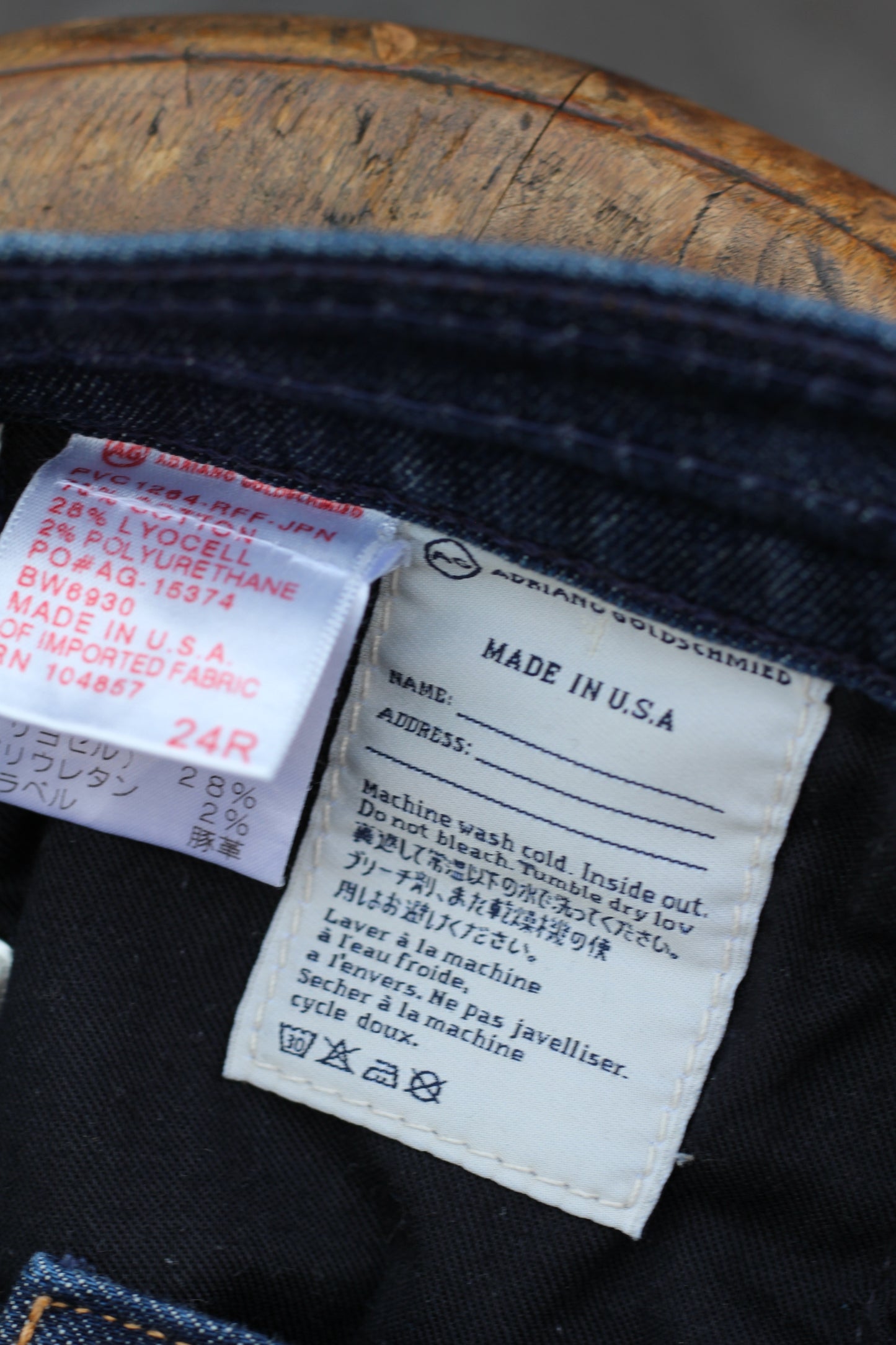 Made In USA Y2K Style Men's Denim Pants x2点